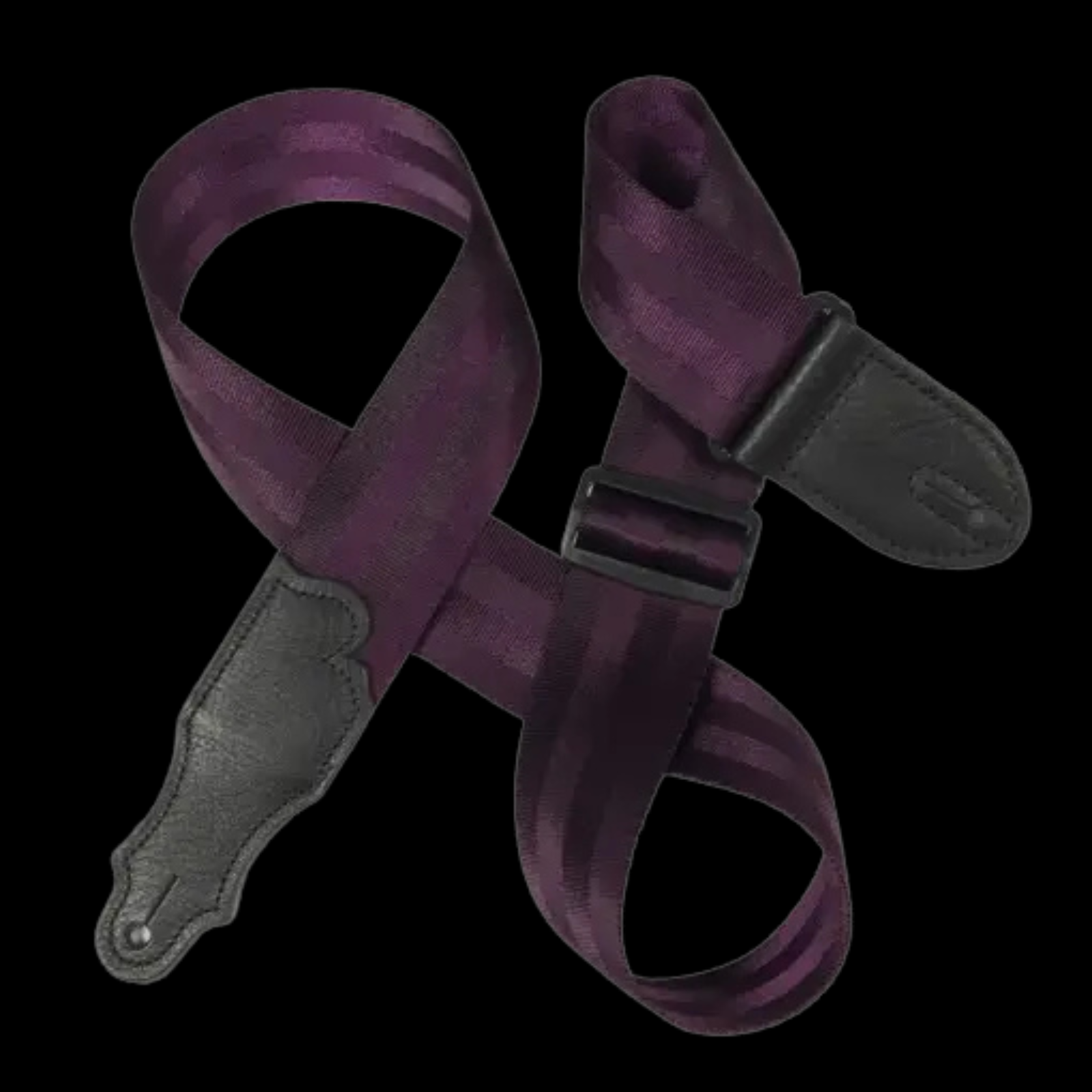 Franklin Straps The Aviator Seat Belt Guitar Strap - Purple