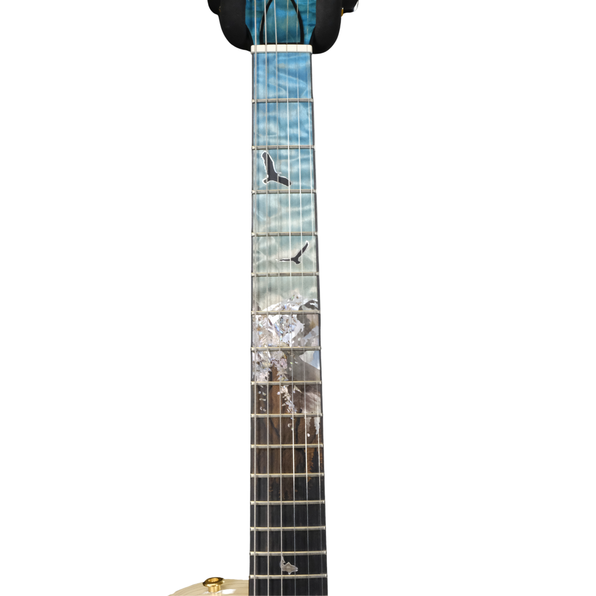 PRS Private Stock SC56 - Sandstorm Glow with Palen Music Mountain Scene