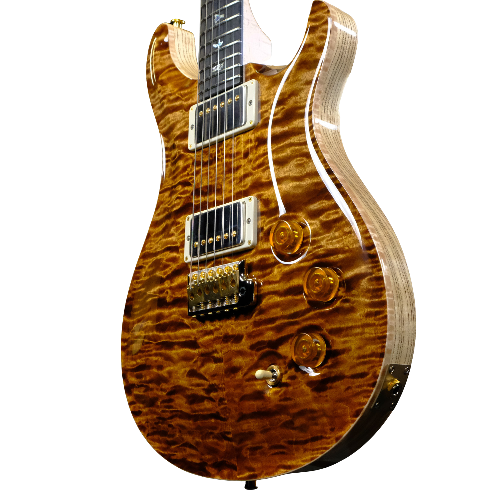 PRS Wood Library DGT Electric Guitar with Bird Inlays - Copperhead with Natural Back