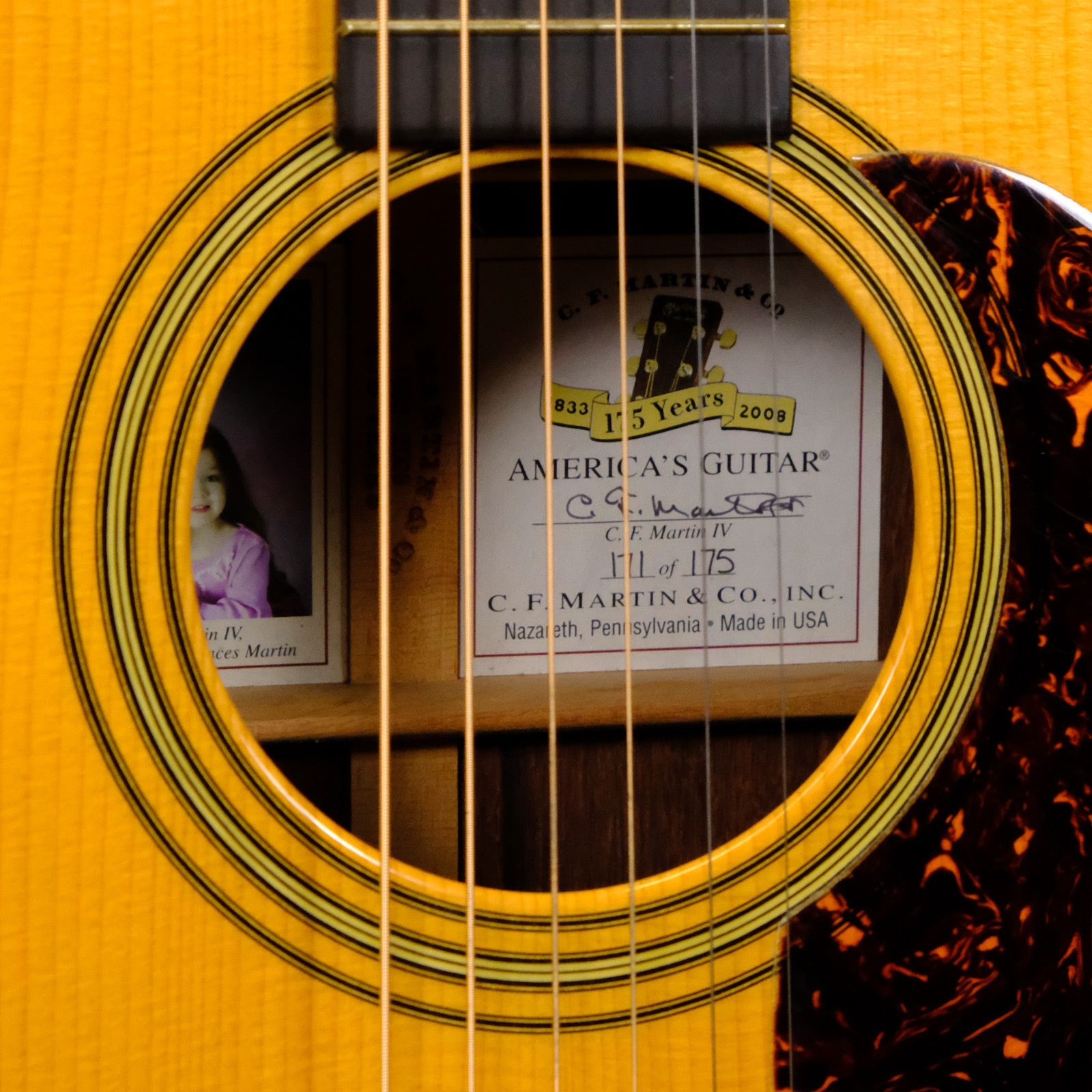 Used Martin America’s Guitar 175th Anniversary #171 of 175 - Polished Gloss with Aging Toner