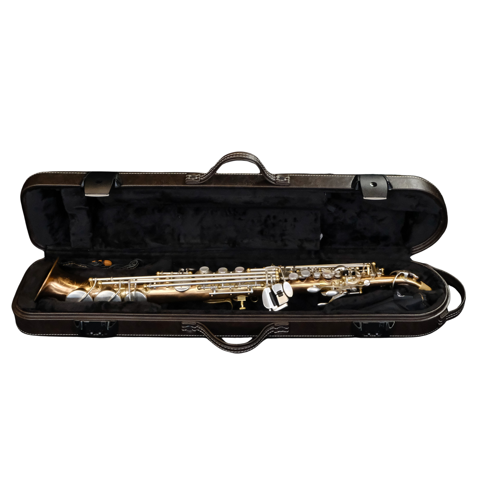 Rampone & Cazzani Solid Bronze Half-Curved Soprano Sax w/High G - 2003/SB/G