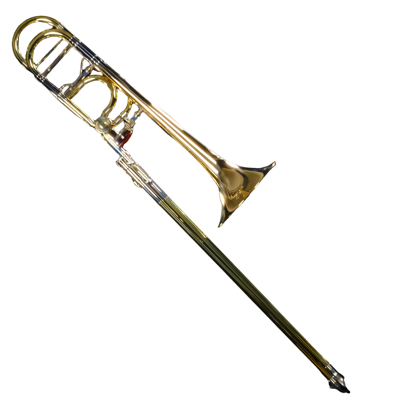 Greenhoe Tenor Trombone w/F Attachment - Gold Brass - GB4-1G