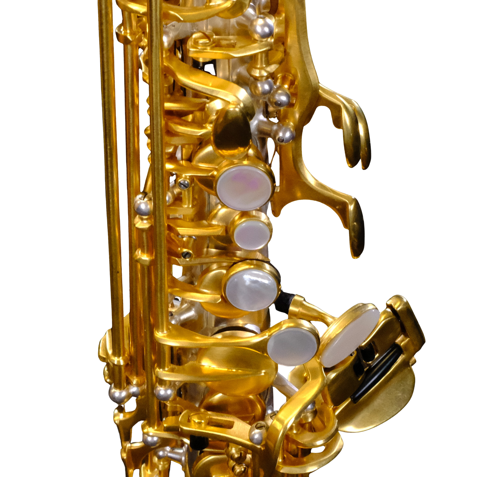Rampone & Cazzani R1 Jazz Straight Soprano Saxophone - Silver and Gold - 2002/J/AUG