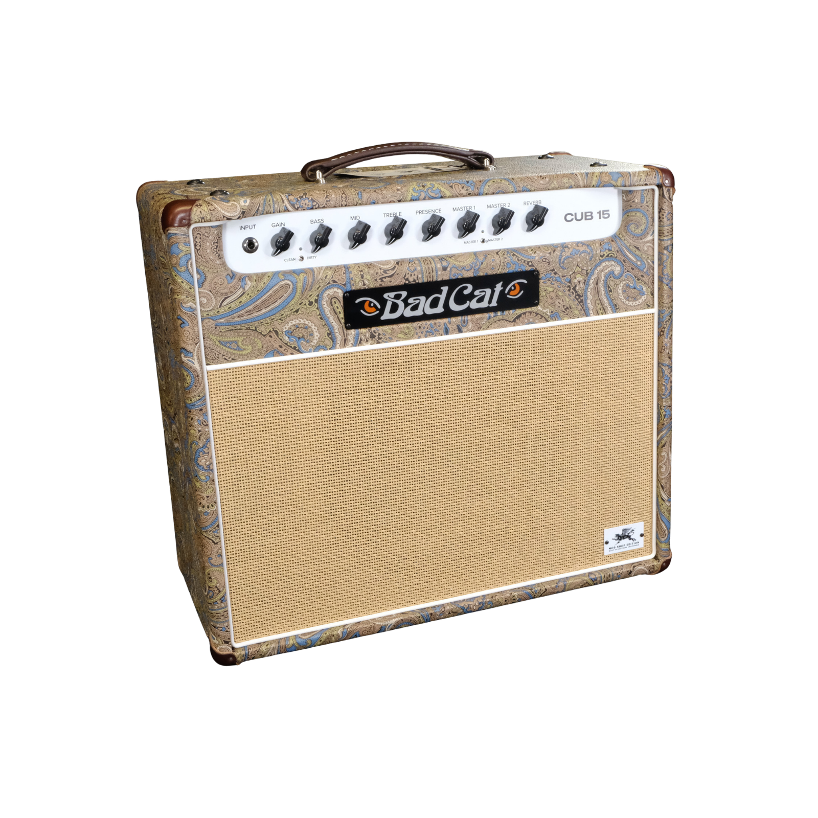 Bad Cat Cub 15 Mod Shop Edition - Custom Blue and Brown Paisley