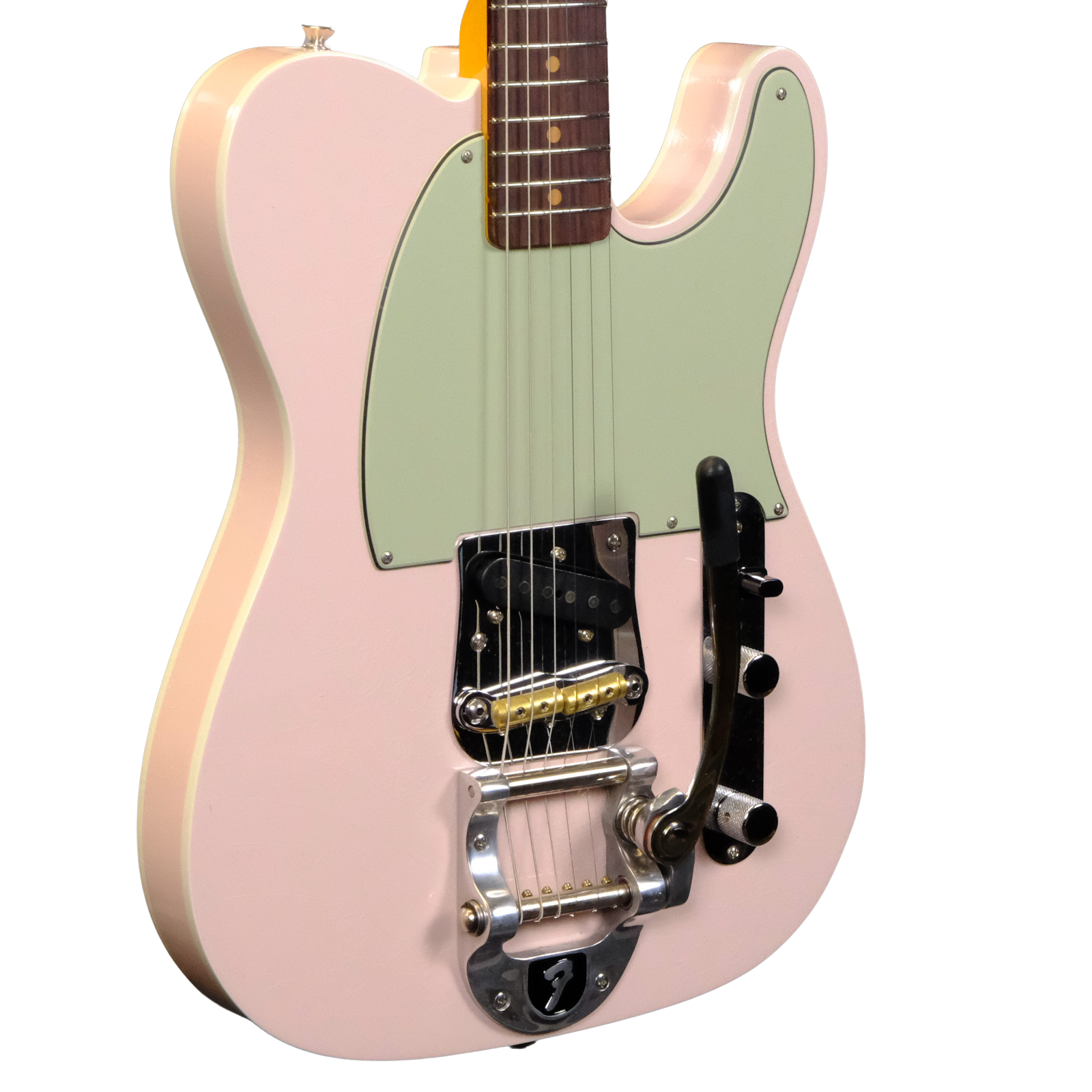 Fender 1963 Esquire® Custom Bigsby® DLX Closet Classic - Faded Shell Pink