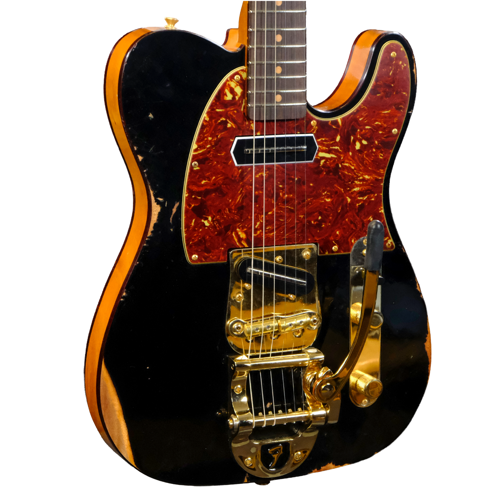 Fender Custom Shop Limited Edition Bow Tie Telecaster Custom Relic - Black