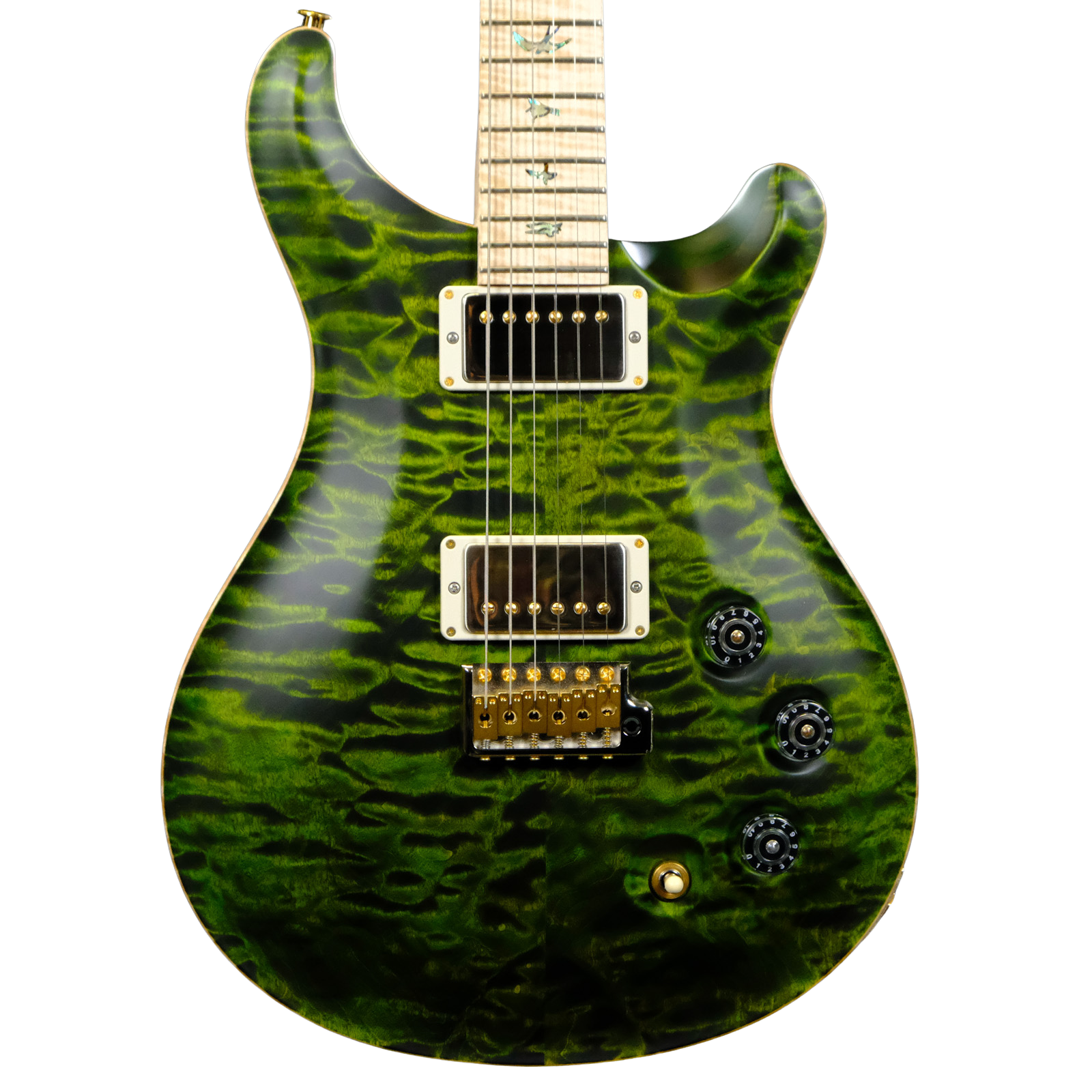 PRS Wood Library DGT Electric Guitar with Bird Inlays - Jade