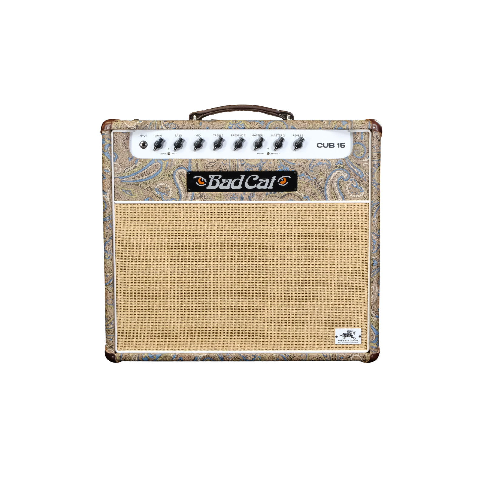 Bad Cat Cub 15 Mod Shop Edition - Custom Blue and Brown Paisley