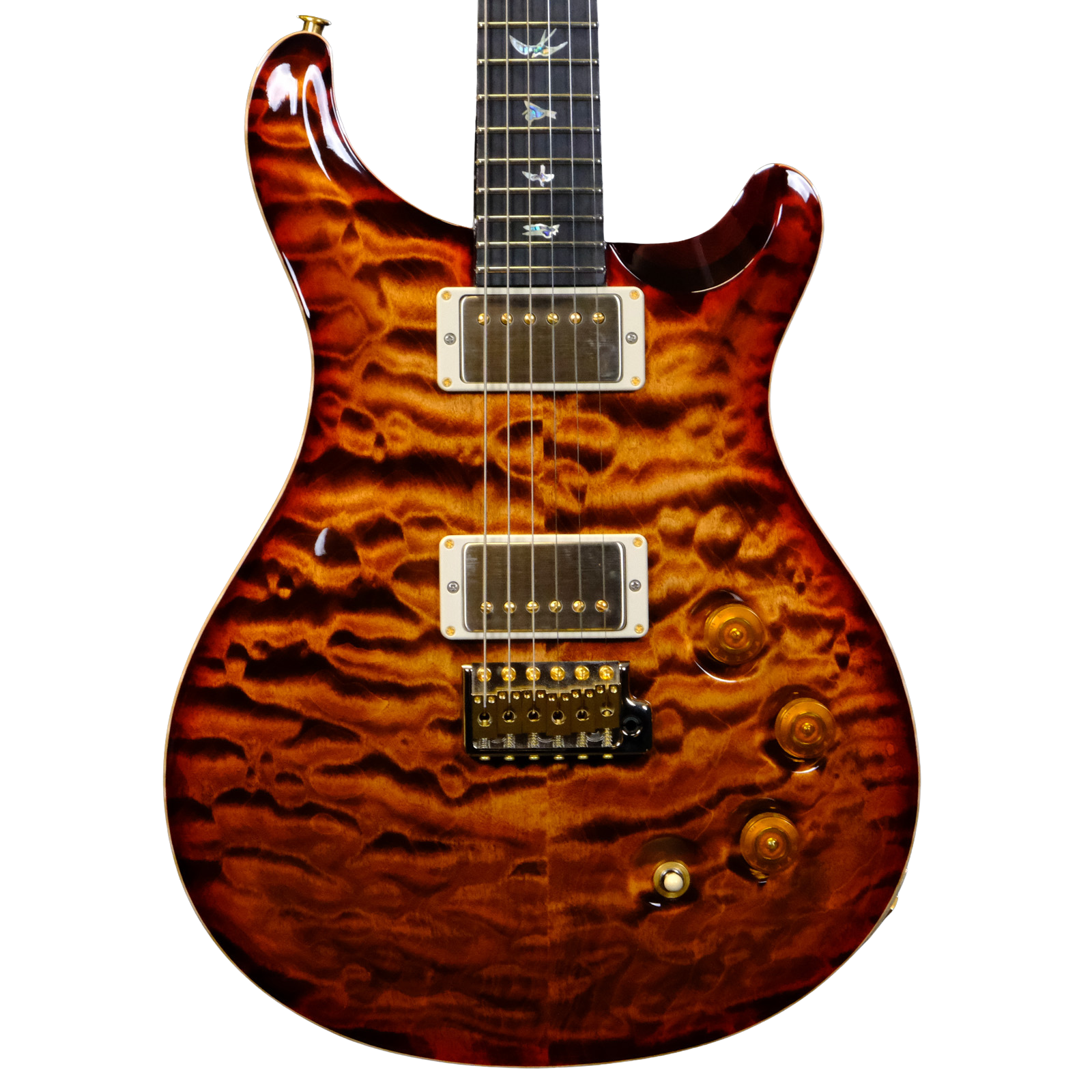 PRS Wood Library DGT Quilted Maple - Copperhead with Stained Neck