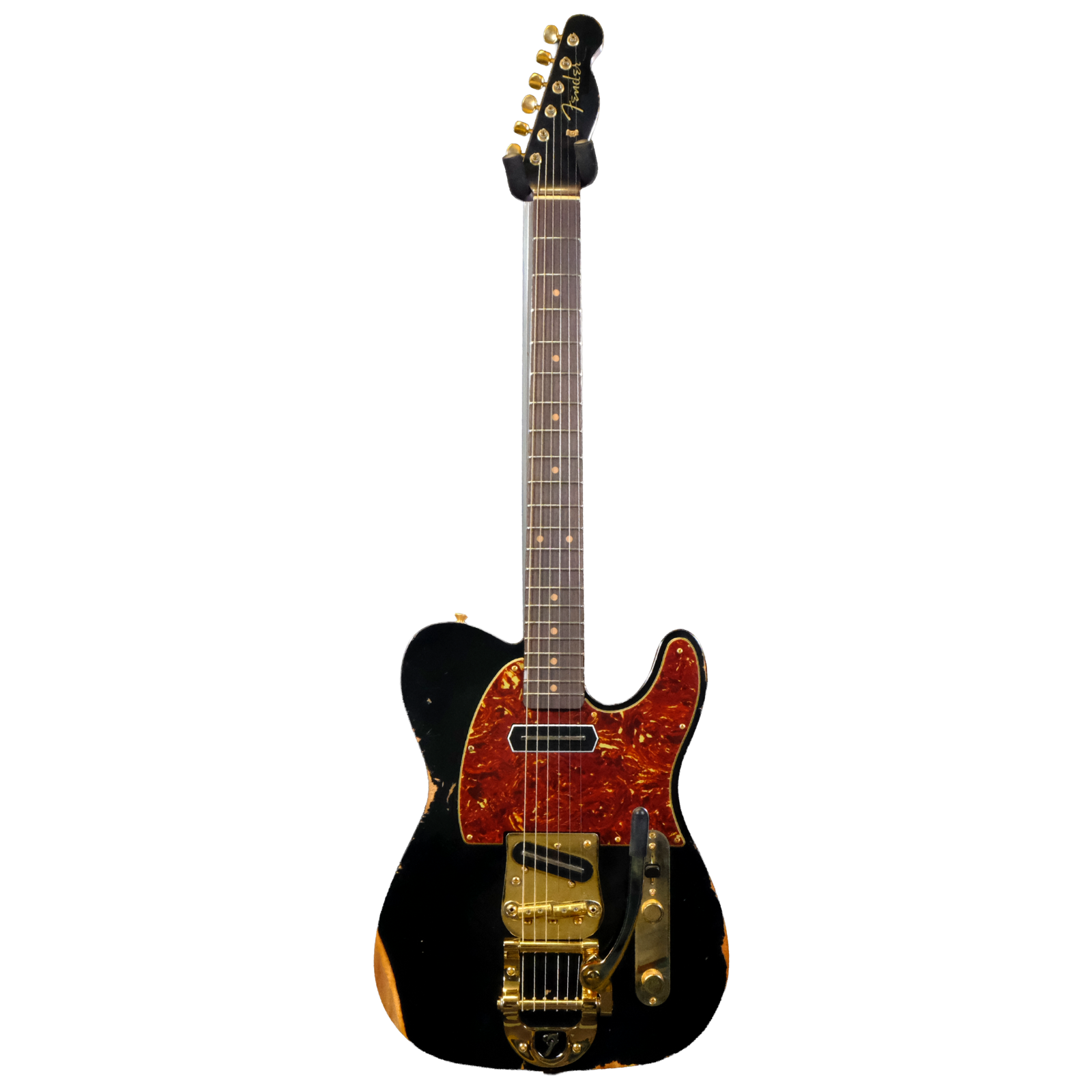 Fender Custom Shop Limited Edition Bow Tie Telecaster Custom Relic - Black