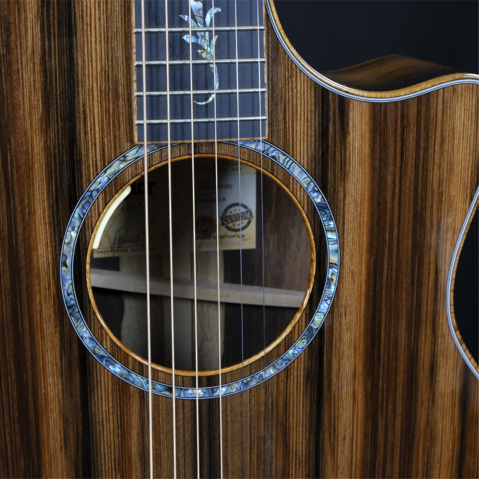 Taylor Custom Brazilian Rosewood Grand Auditorium - Natural