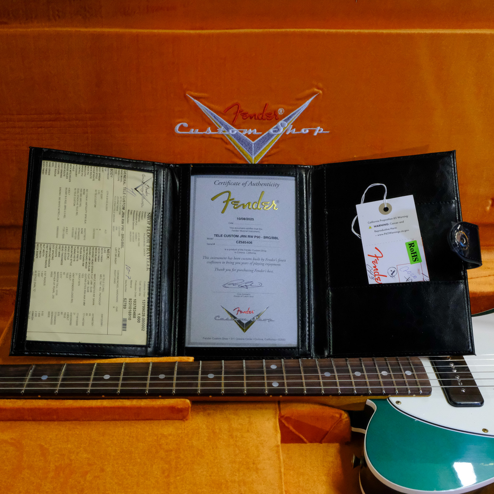 Fender Custom Shop '60 Tele Custom Journeyman Relic - British Racing Green
