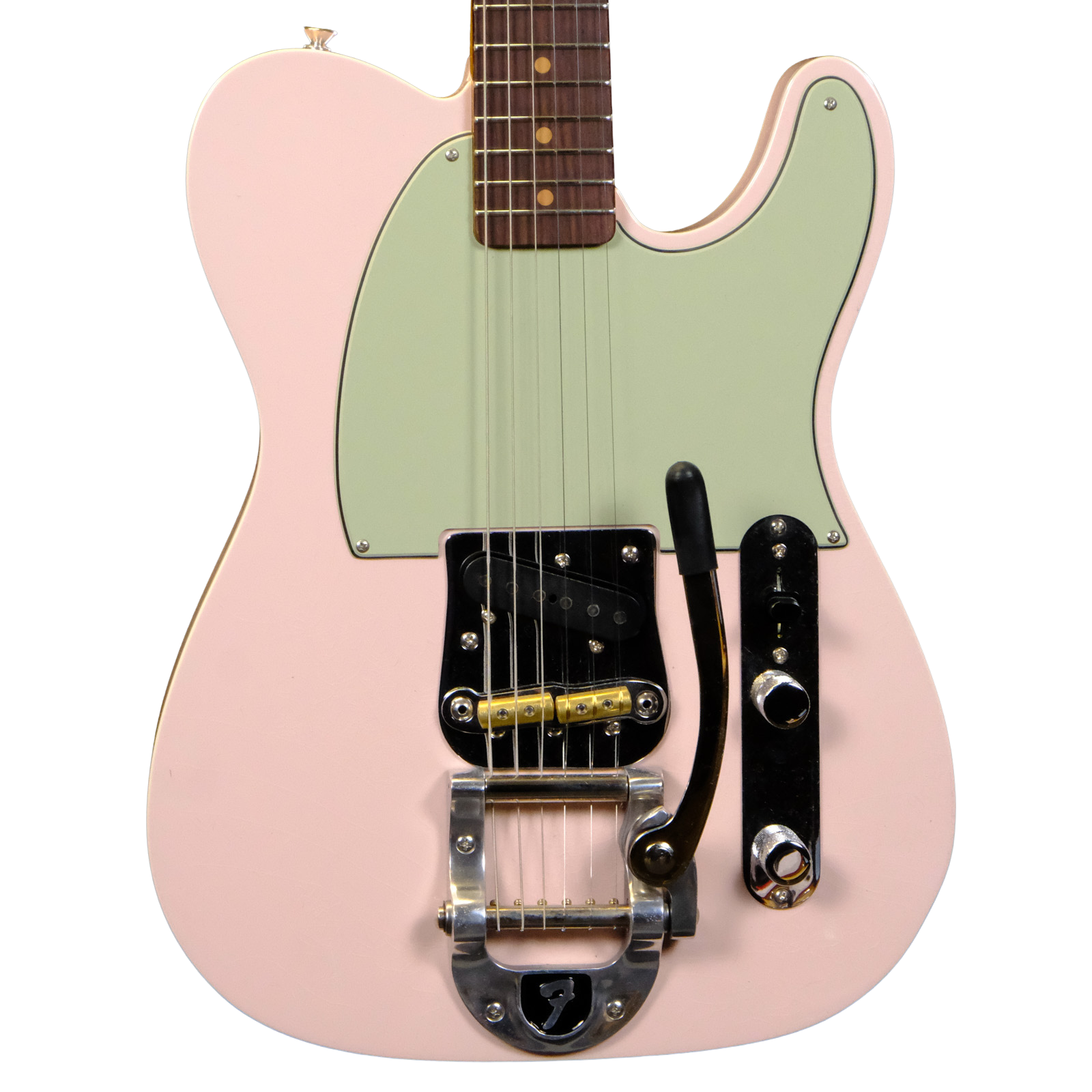Fender 1963 Esquire® Custom Bigsby® DLX Closet Classic - Faded Shell Pink