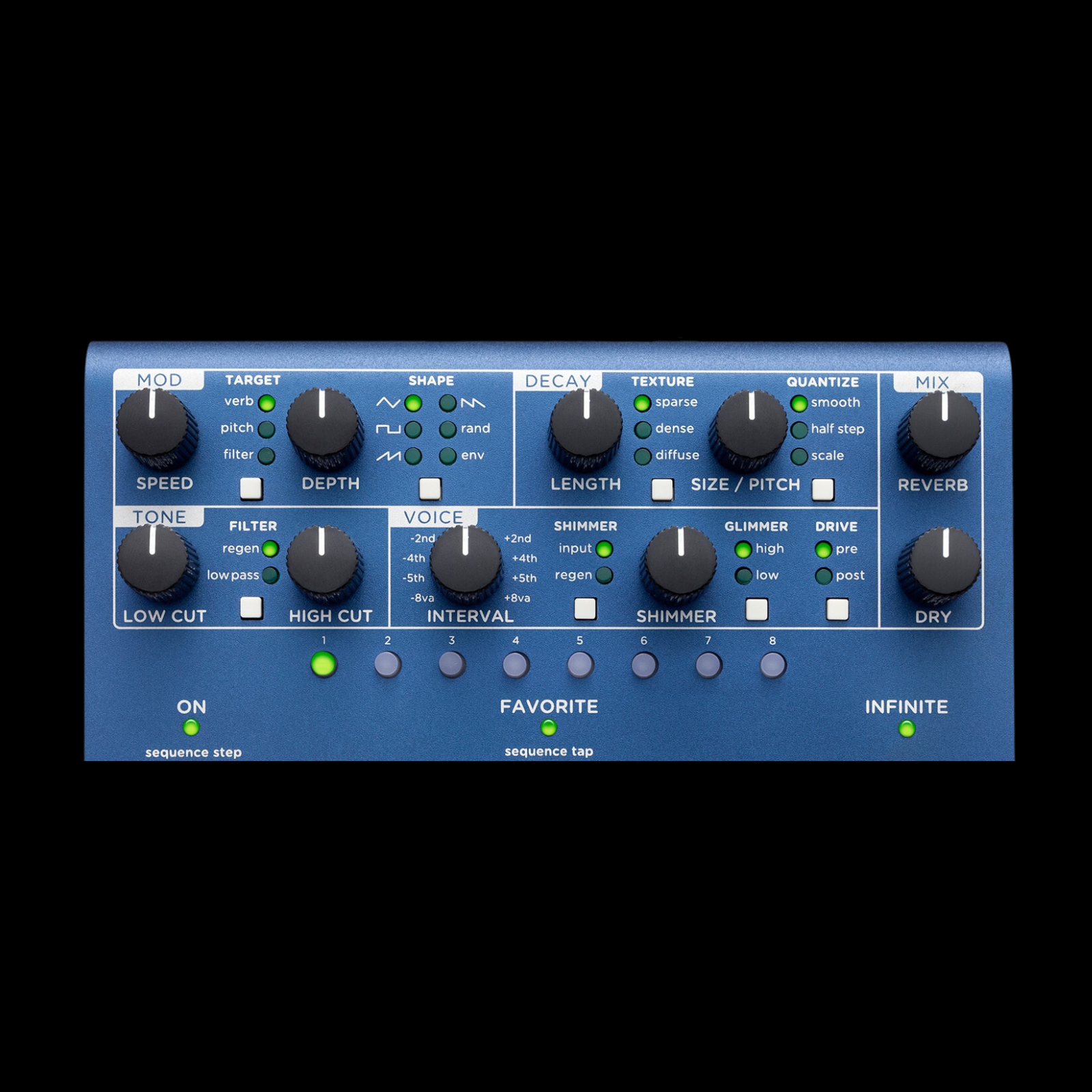 Strymon NightSky Time-warped Reverberator Pedal - Palen Music