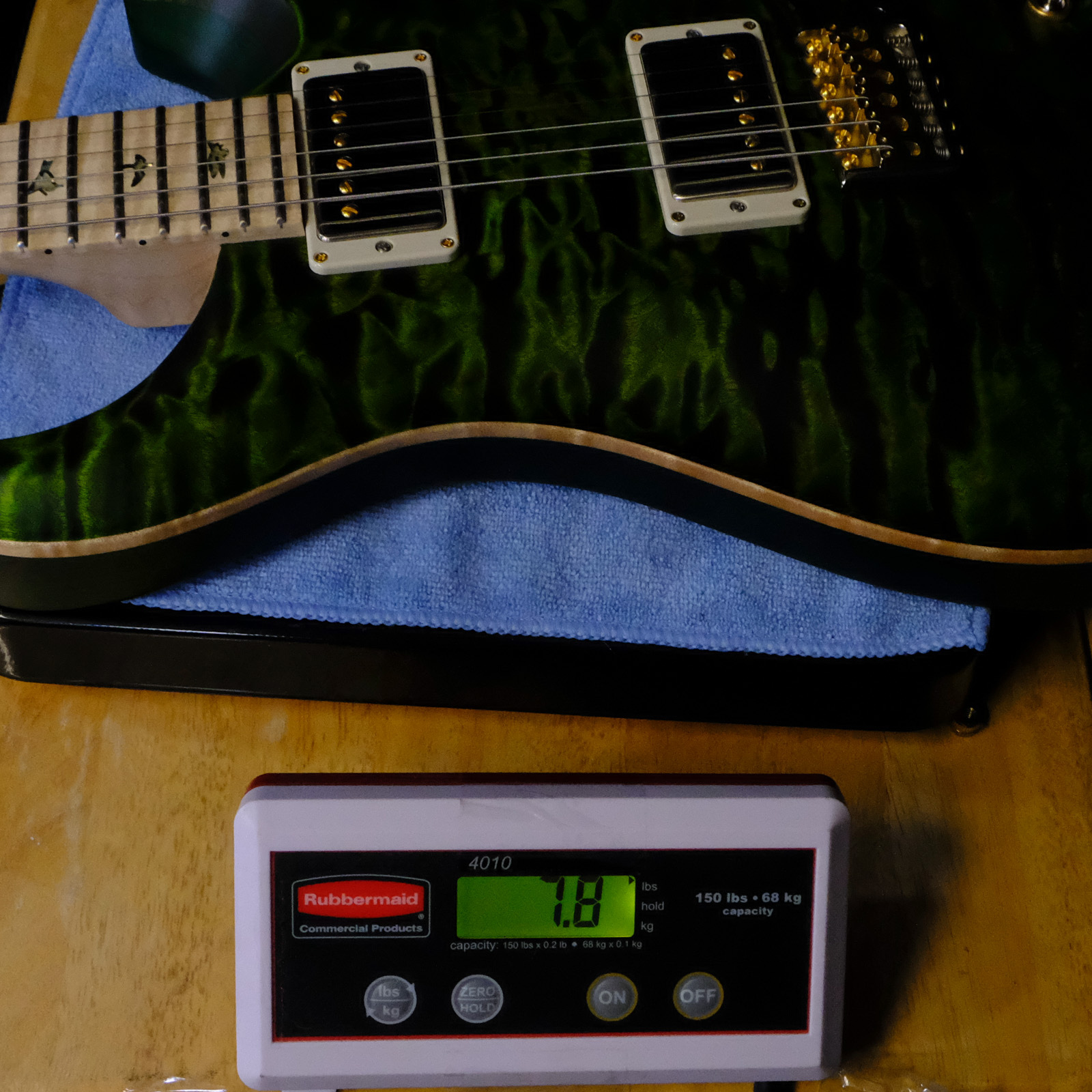 PRS Wood Library DGT Electric Guitar with Bird Inlays - Jade