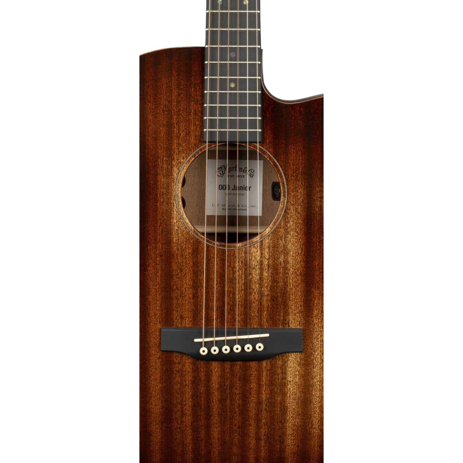 Martin 000C-Jr-E StreetMaster - Dark Mahogany Distressed