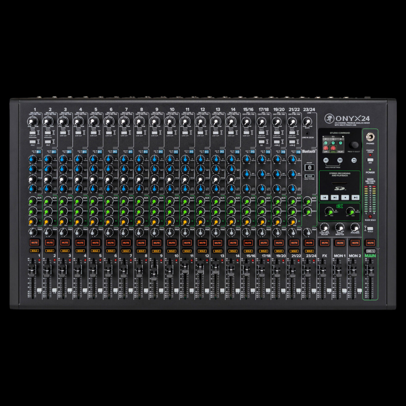 Mackie Onyx24 24-channel Analog Mixer with Multi-track USB