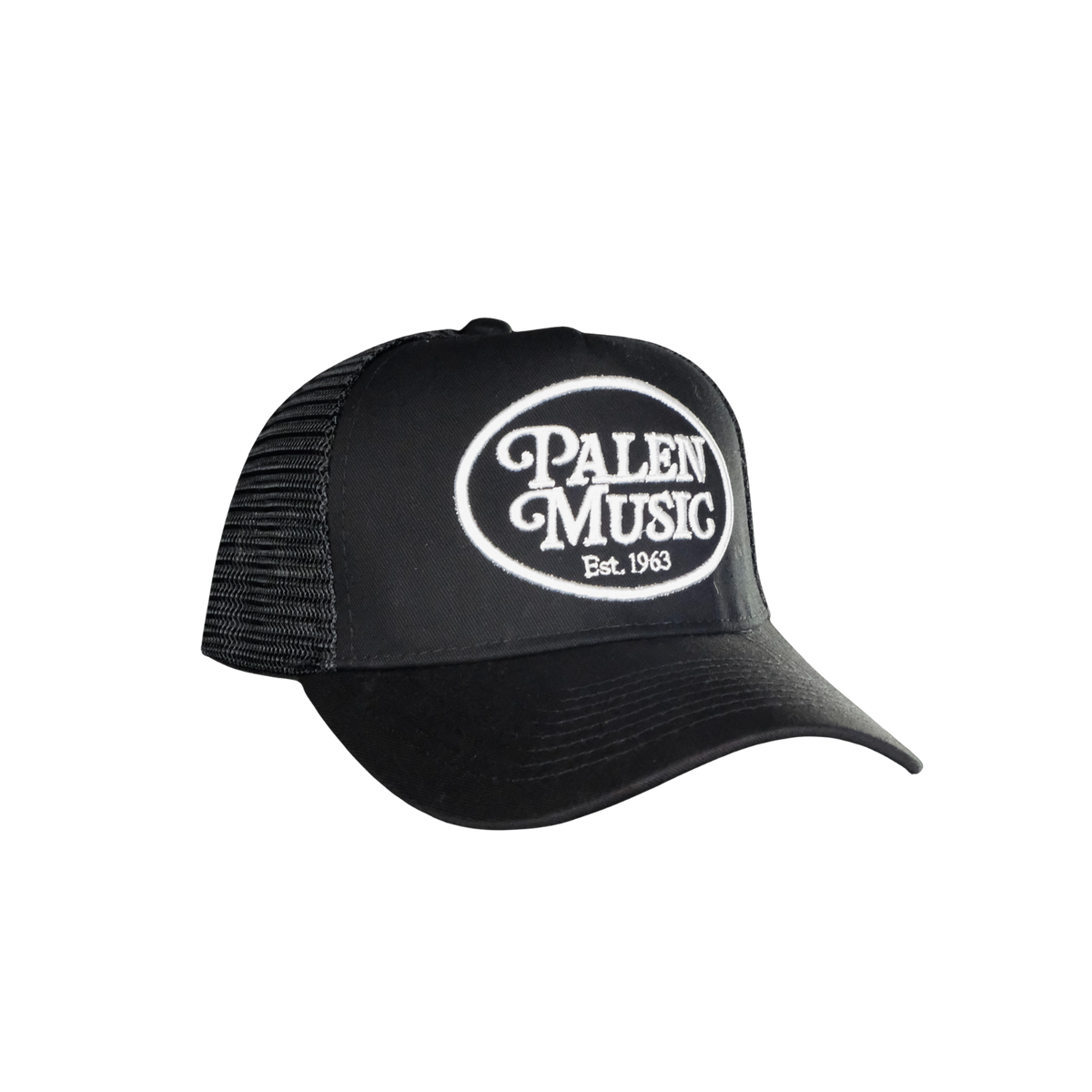 Palen Music Center 5 Panel Trucker Hat - Black