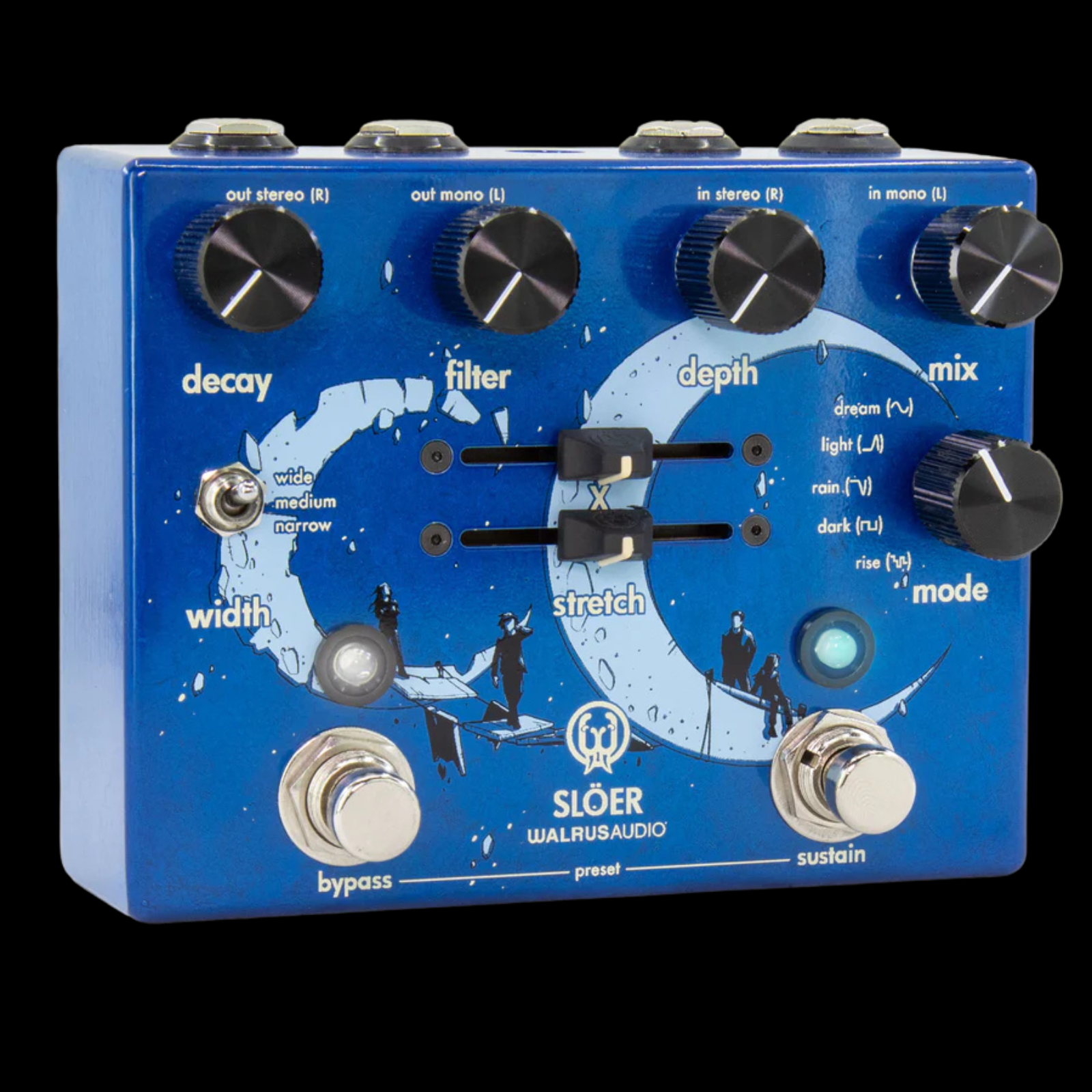 Walrus SLOER Stereo Ambient Reverb (Blue)