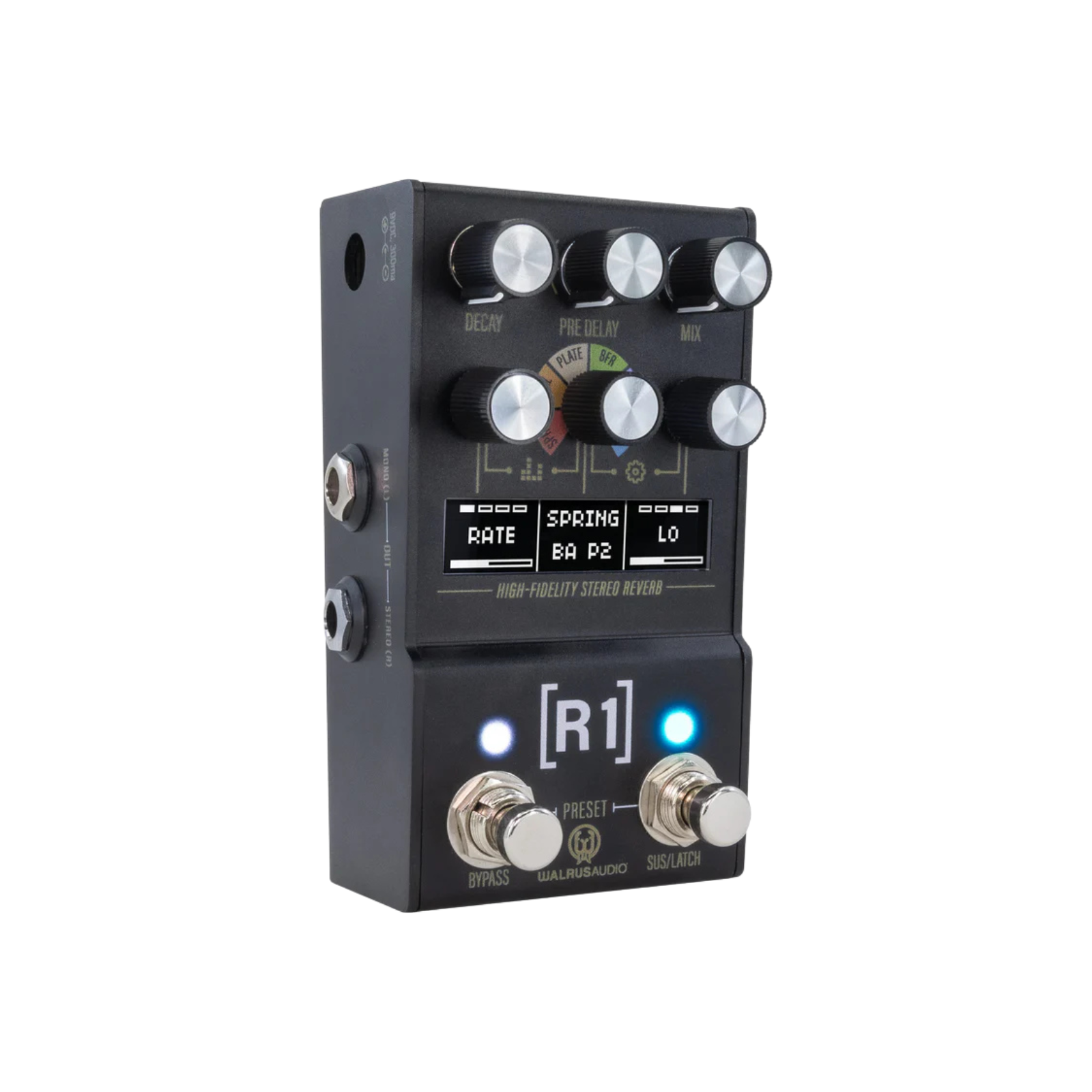 Walrus Audio Mako Series MKII R1 High-Fidelity Stereo Reverb Pedal
