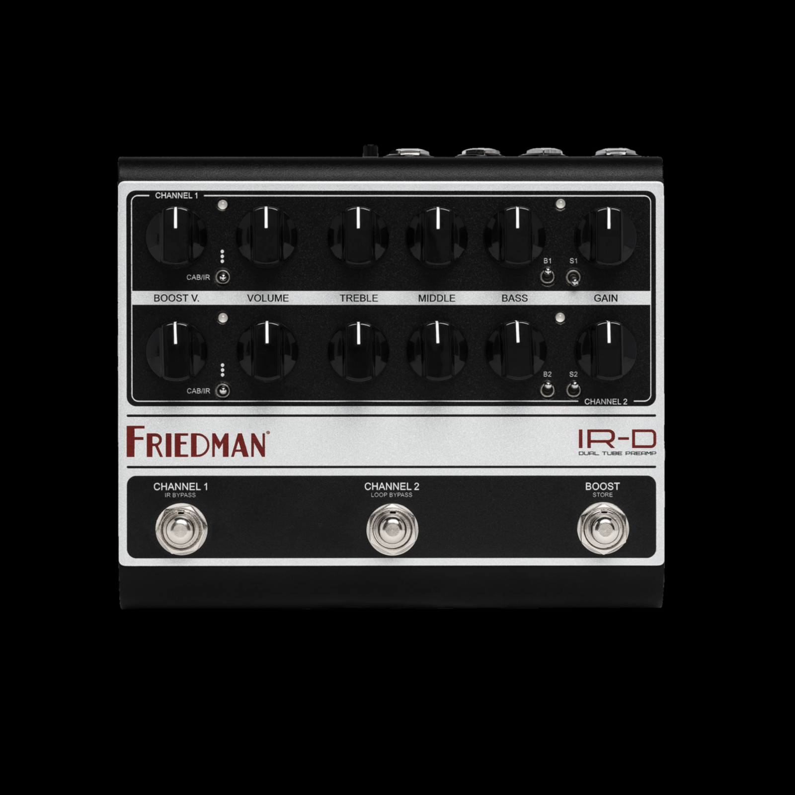friedman pedal Friedman Amps IR-D Dual Tube Preamp and DI Pedal