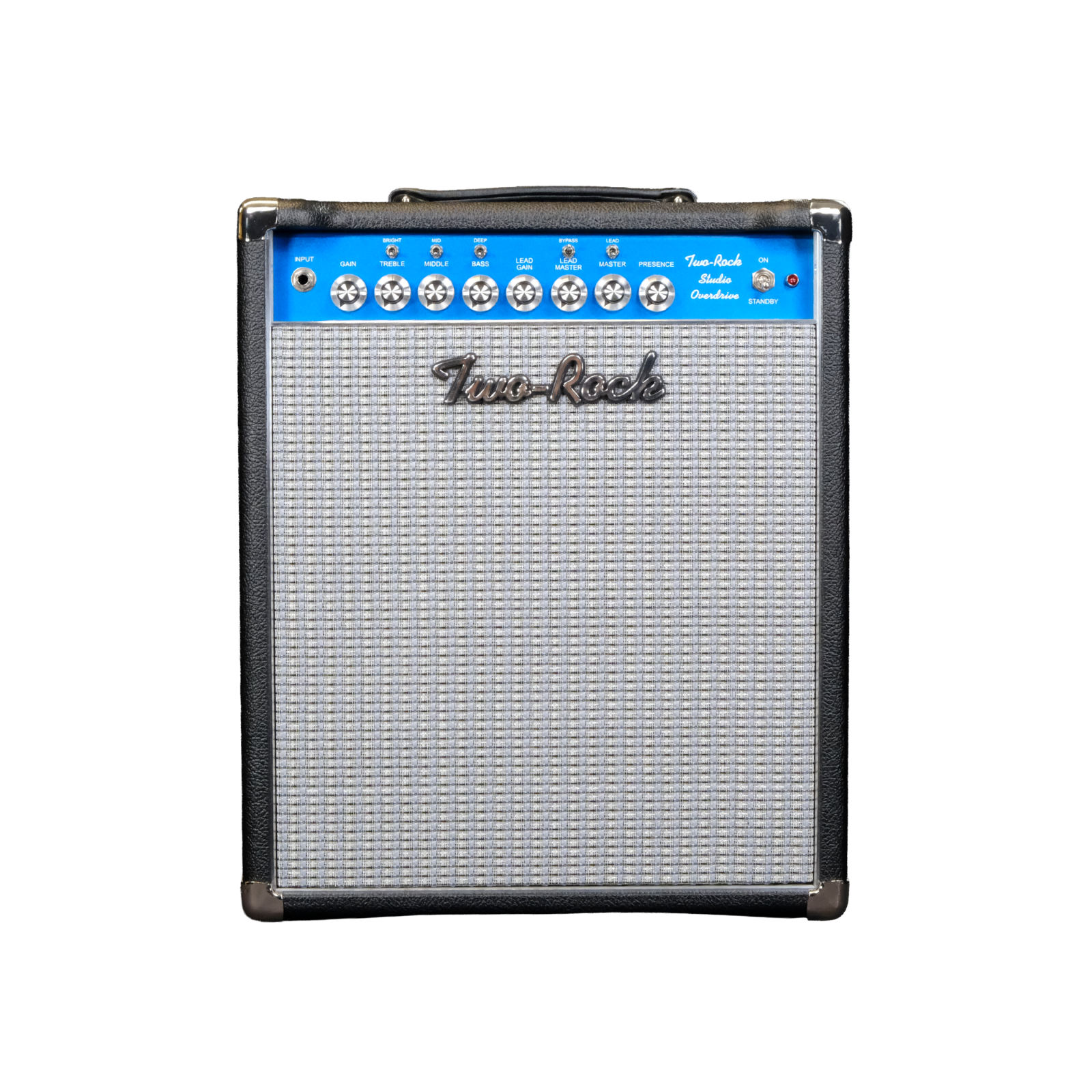 Two-Rock Studio Overdrive Combo - Black Bronco with Blue Smoke Cloth