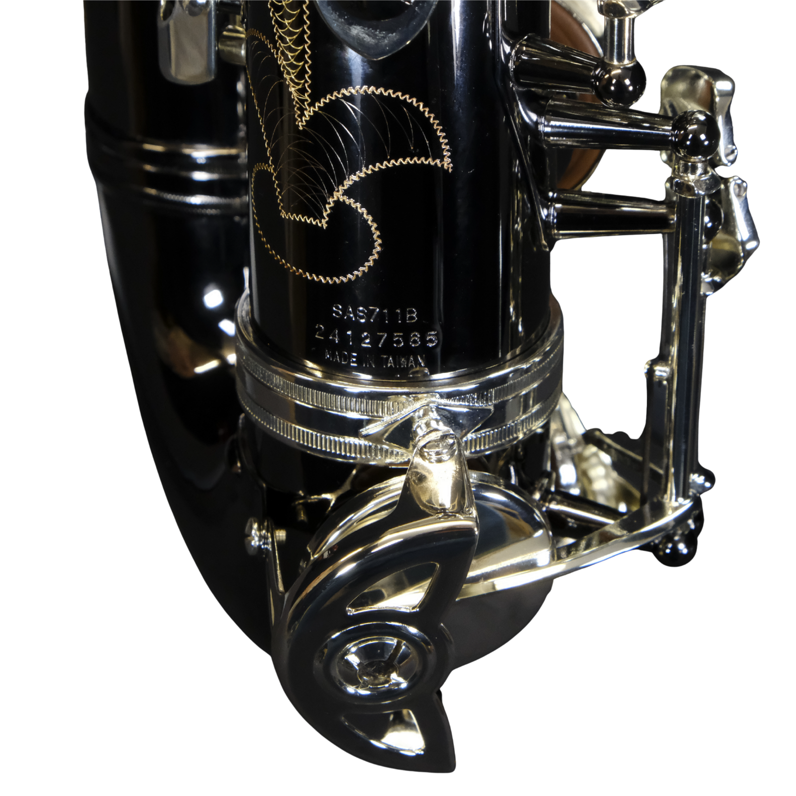 Selmer SAS711B Professional Alto Saxophone - Black Nickel