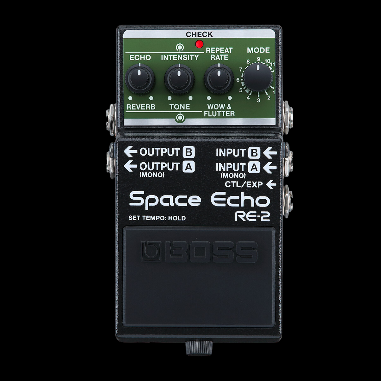 boss delay and reverb pedal Boss RE-2 Space Echo Delay and Reverb Effects Pedal