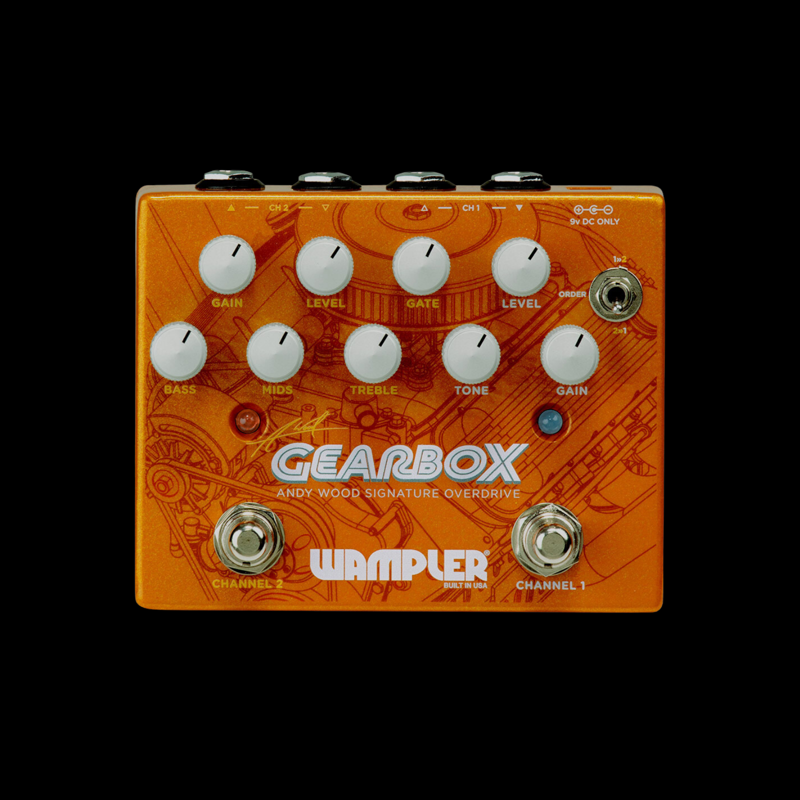 Wampler Gearbox Andy Wood Signature Overdrive Pedal - Palen Music