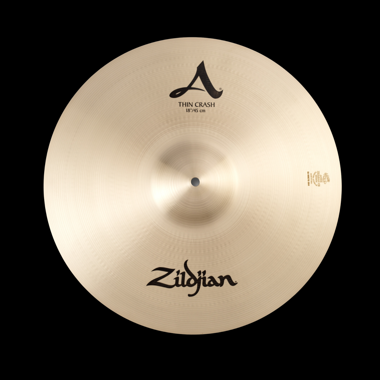 Zildjian A0225 18" A Thin Crash - Palen Music