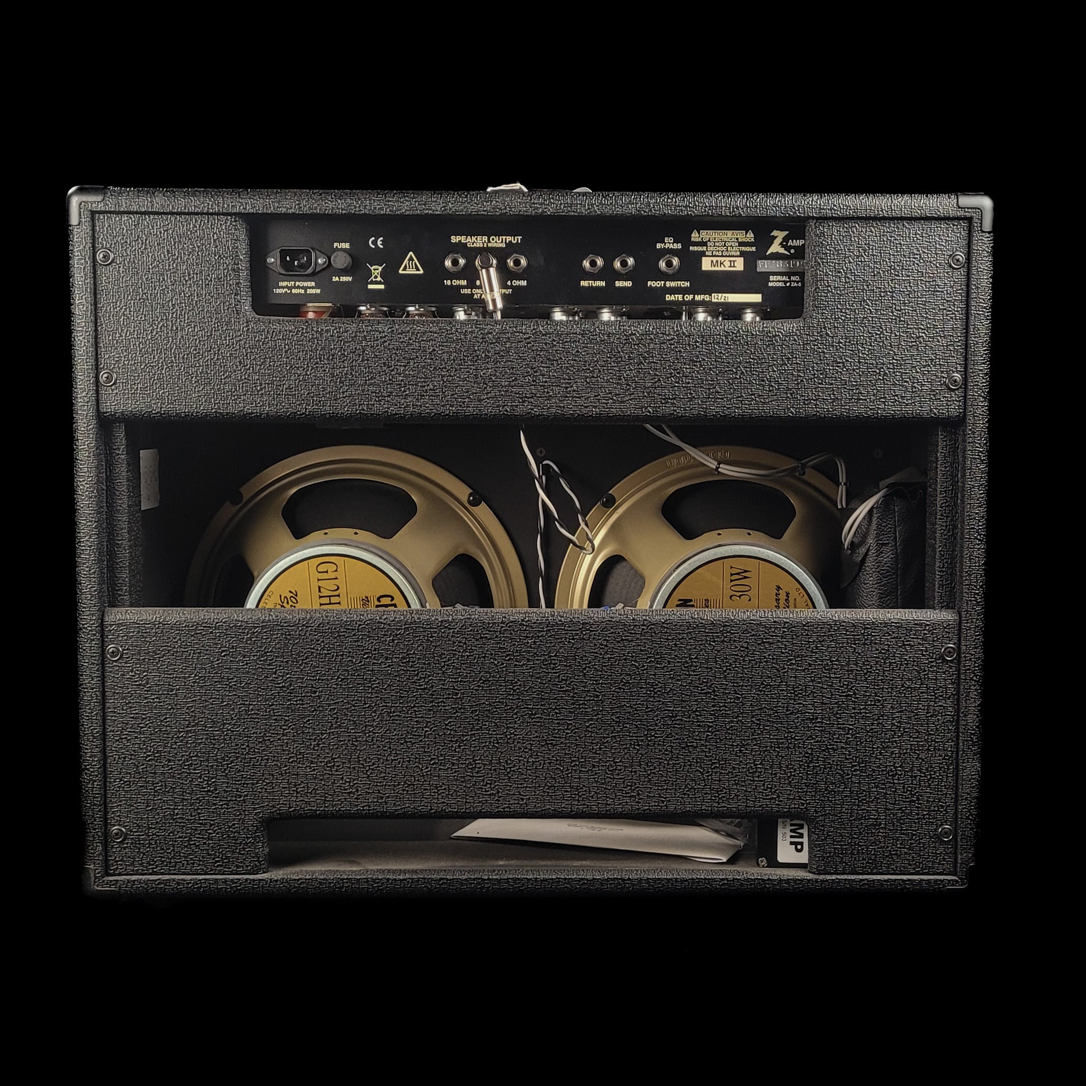 Dr. Z Maz 18 Jr 2x12 Combo Amp - Black - Palen Music