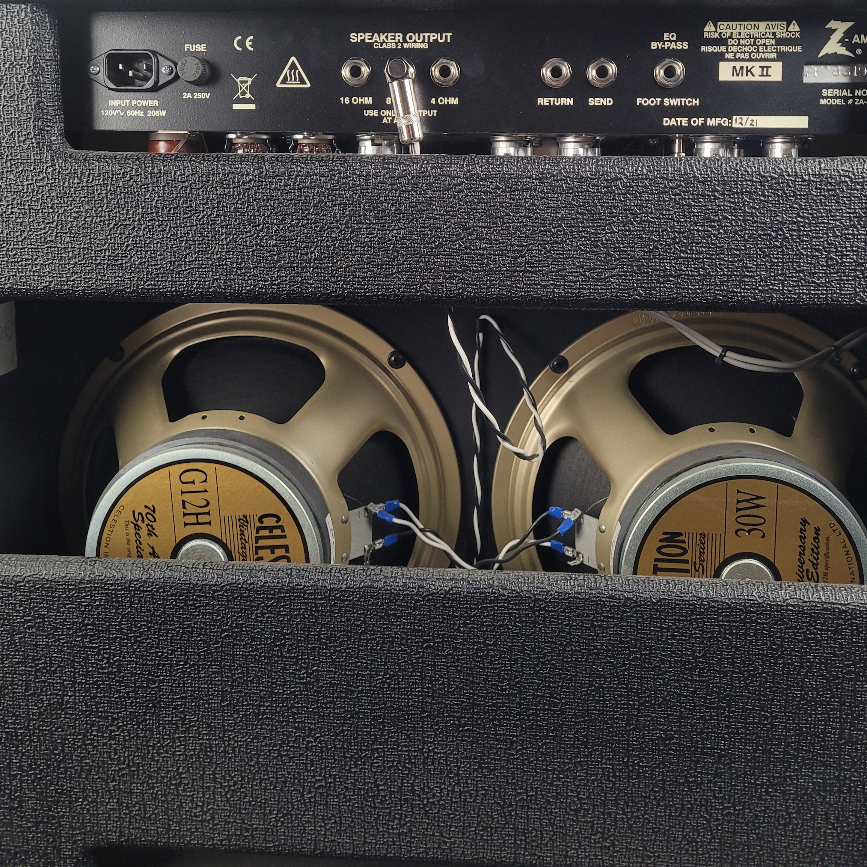 Dr. Z Maz 18 Jr 2x12 Combo Amp - Black - Palen Music