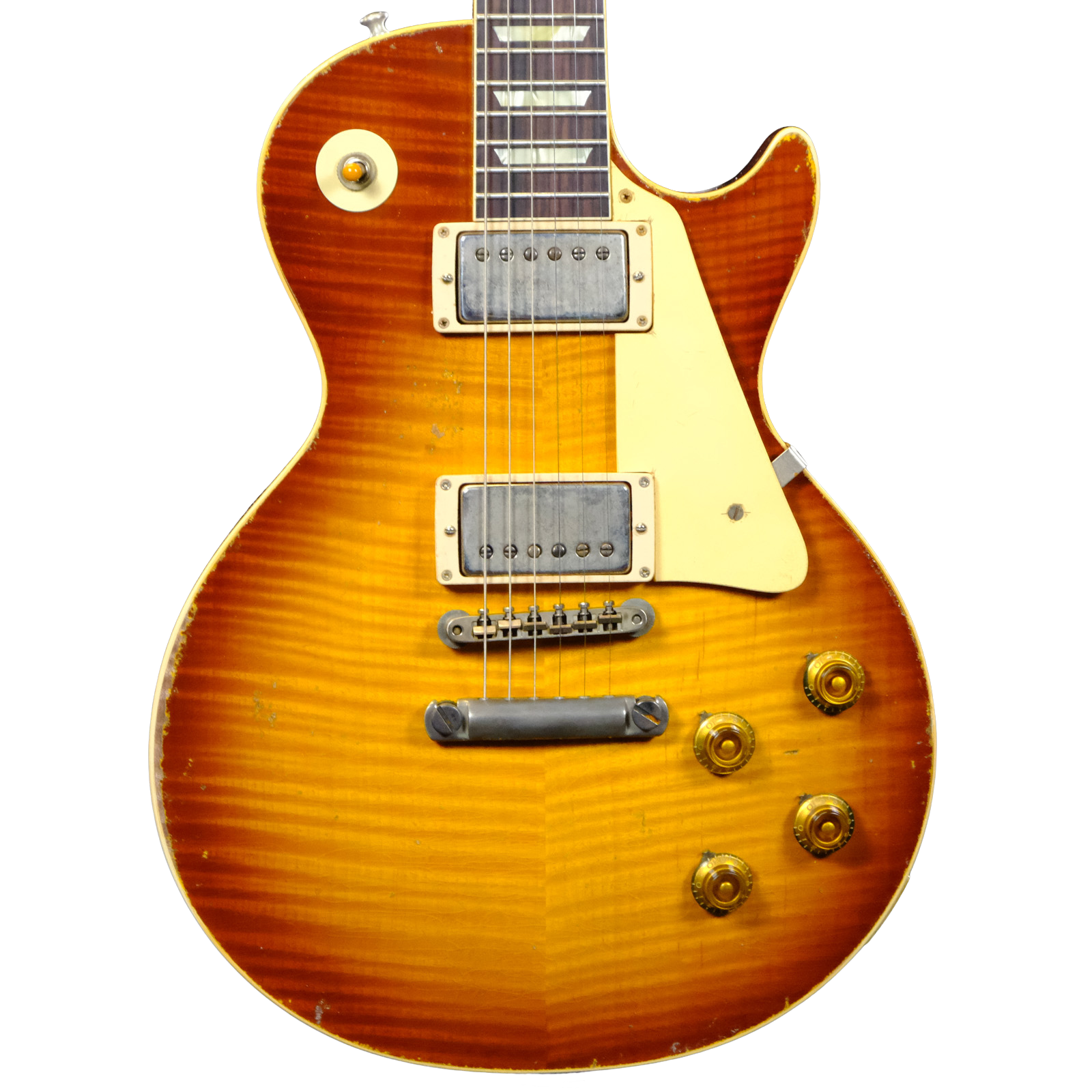Gibson Custom 1959 Les Paul Standard Mismatched Top - Gold Poppy Burst