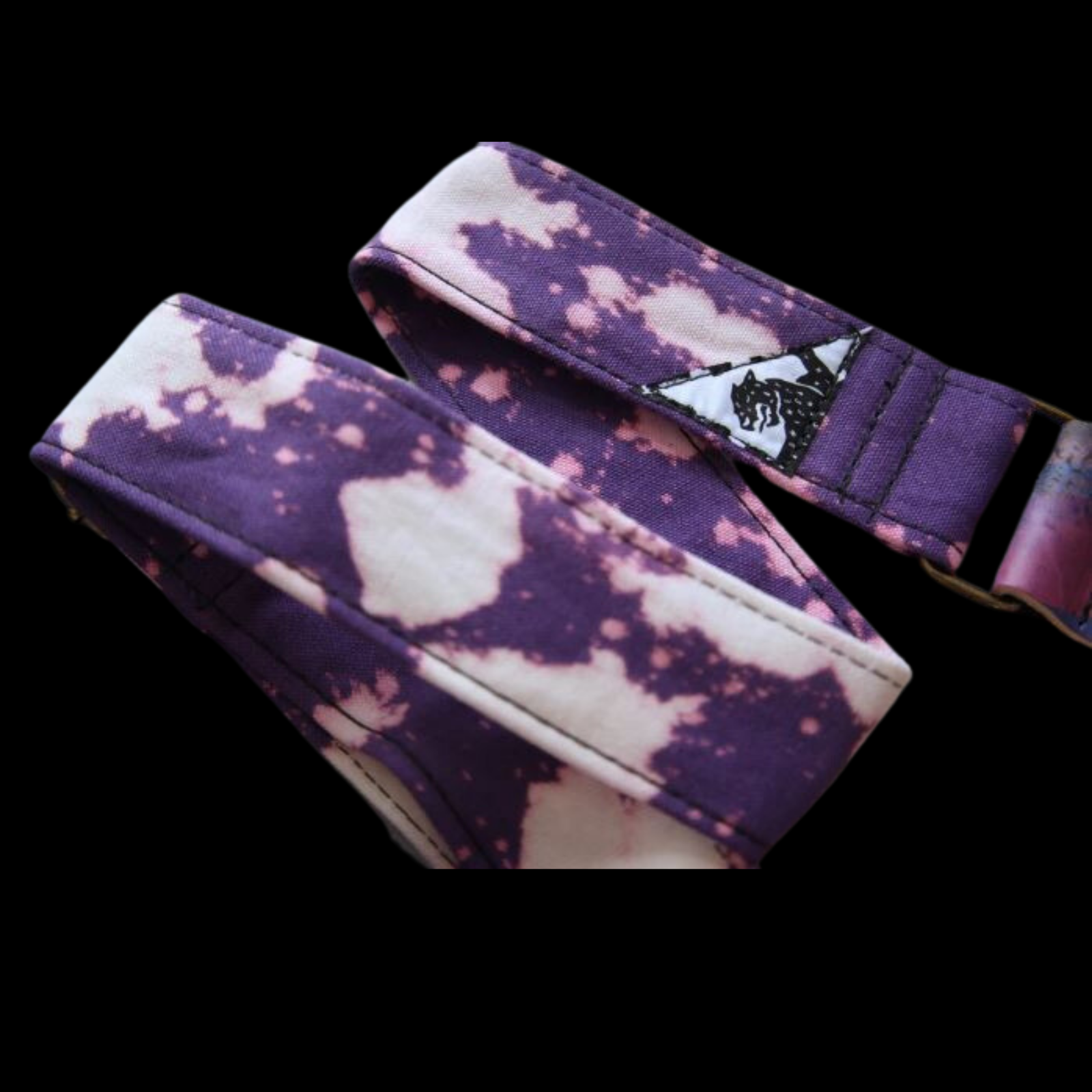 Mother Mary Purple Bleached Guitar Strap - Palen Music