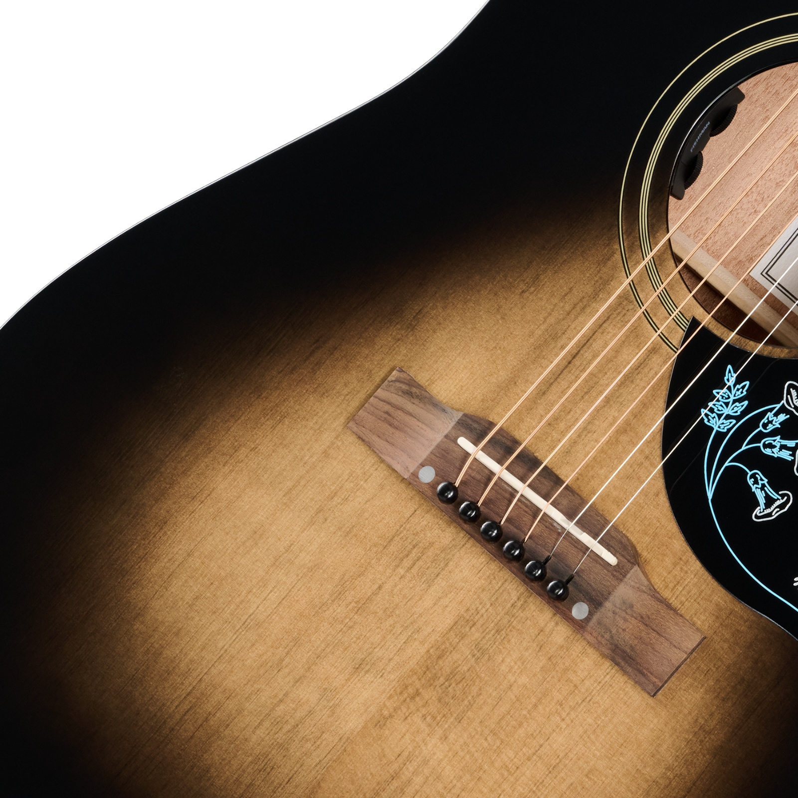 Epiphone Eric Church Hummingbird Dark - Cobra Burst
