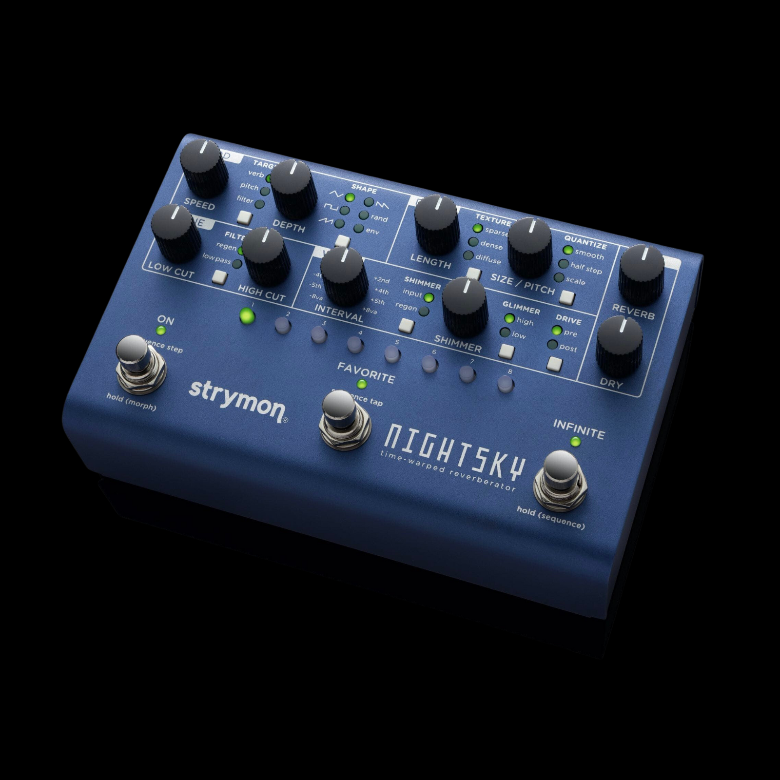 Strymon NightSky Time-warped Reverberator Pedal - Palen Music