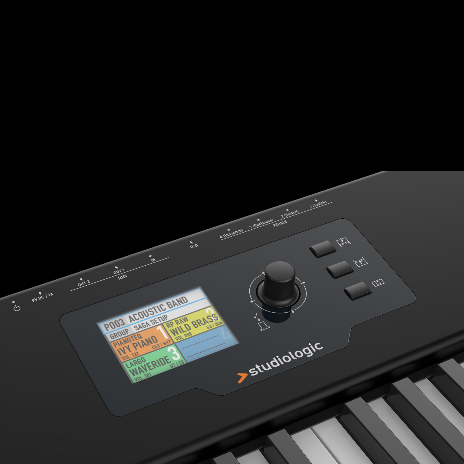 Studiologic SL73 Studio Hammer Action Keyboard Controller - Palen Music