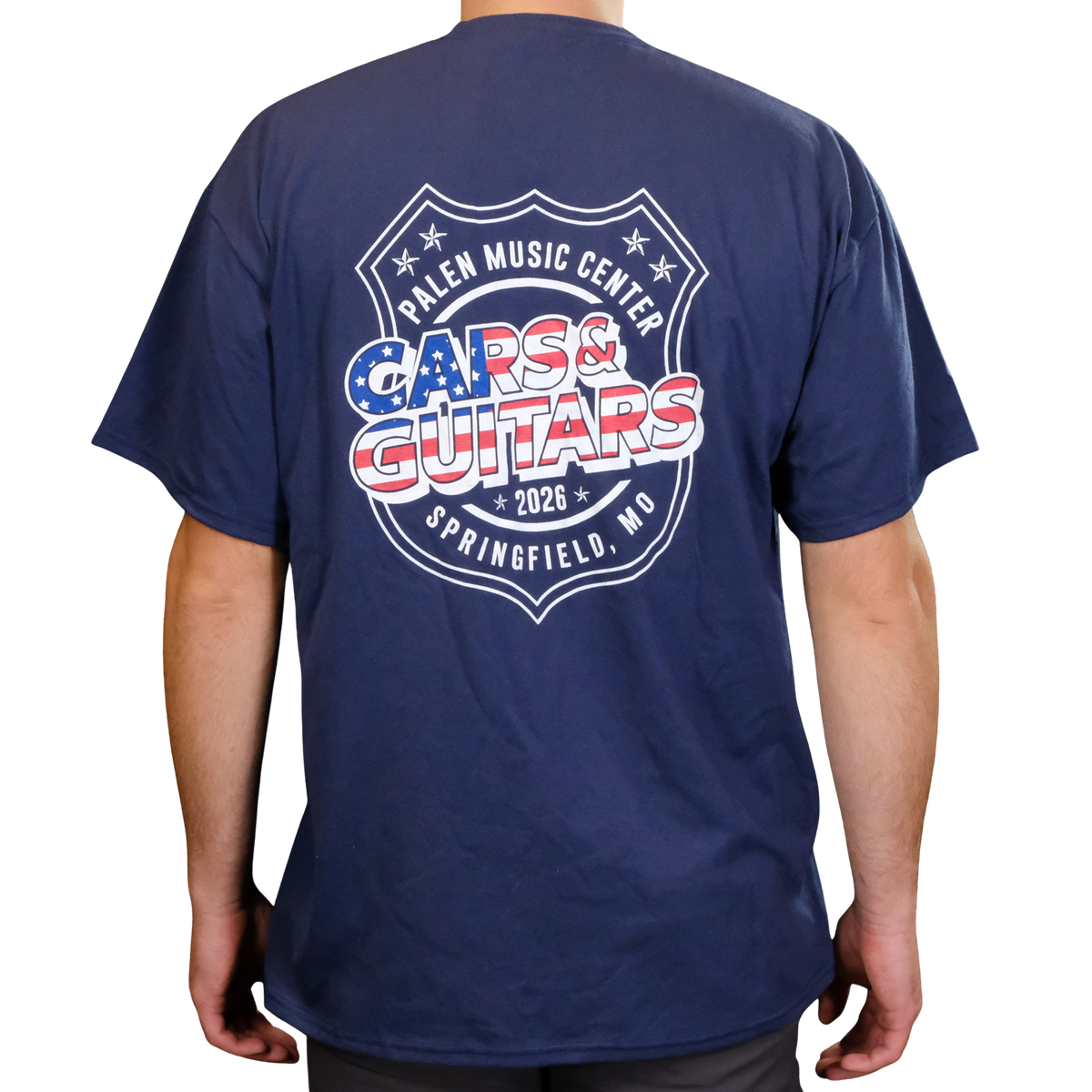 Palen Music Center 2026 Cars Guitars Pocket Tee