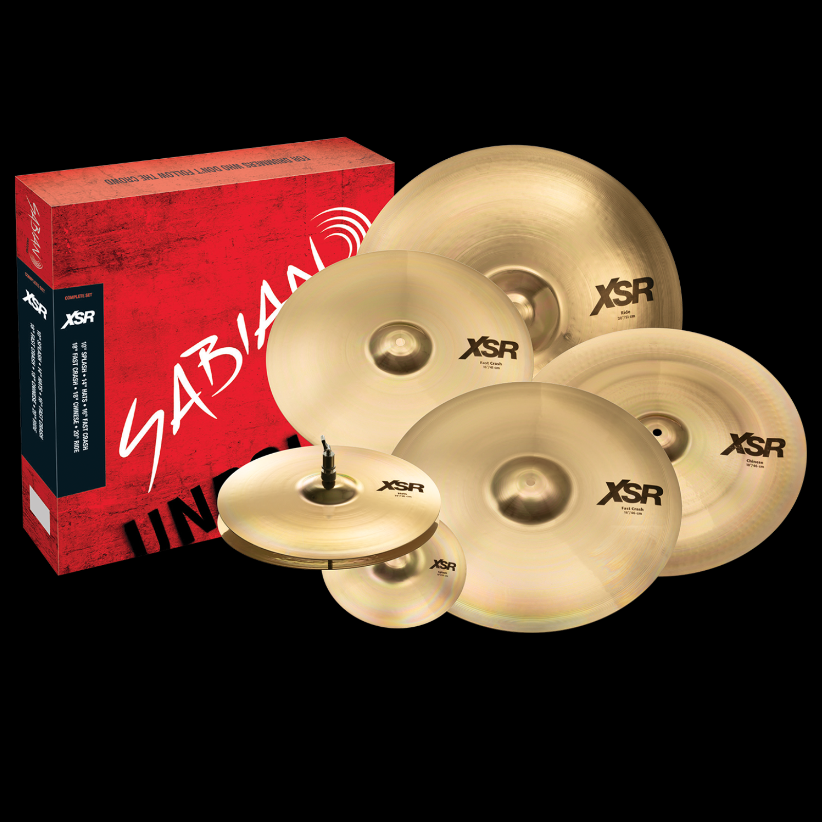 Sabian XSR5006B XSR Complete Cymbal Set - Palen Music
