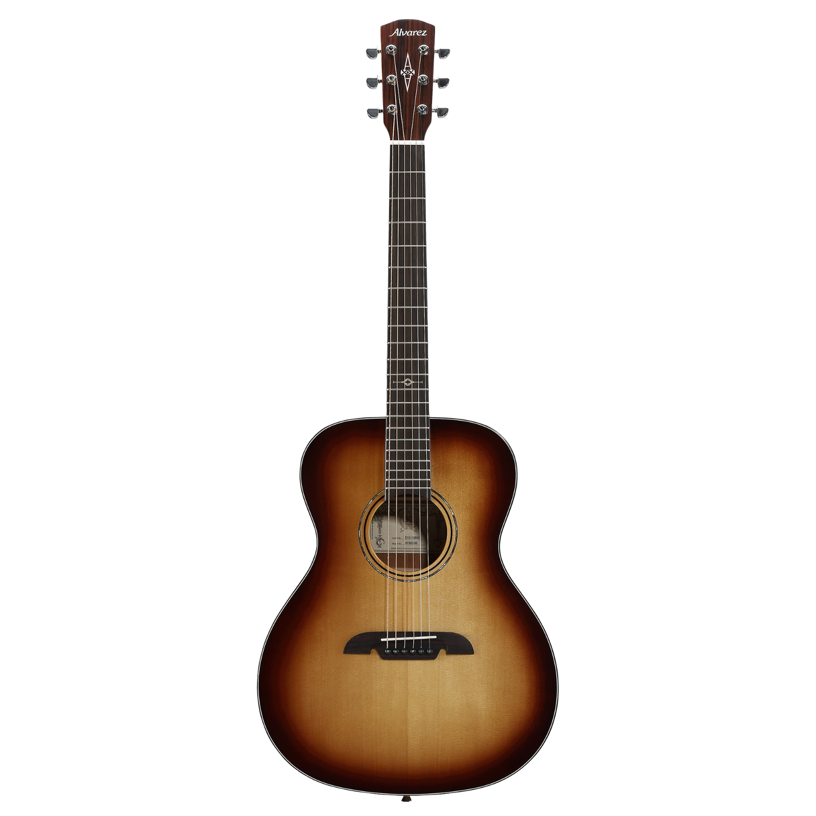Alvarez AF60SHB Artist Series Folk/OM Acoustic Guitar - Shadowburst Gloss