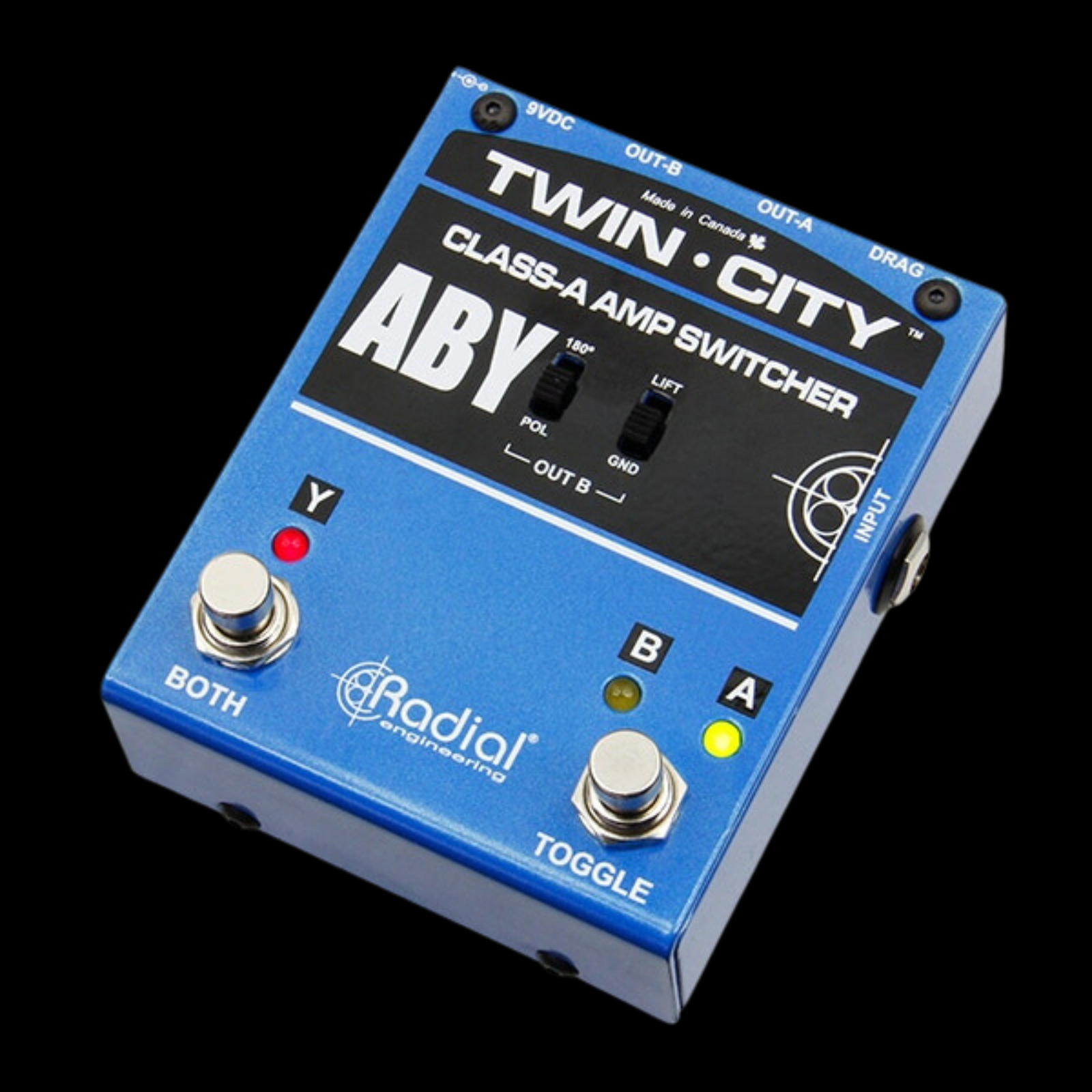 Radial Twin-City ABY Amp Switcher Pedal - Palen Music