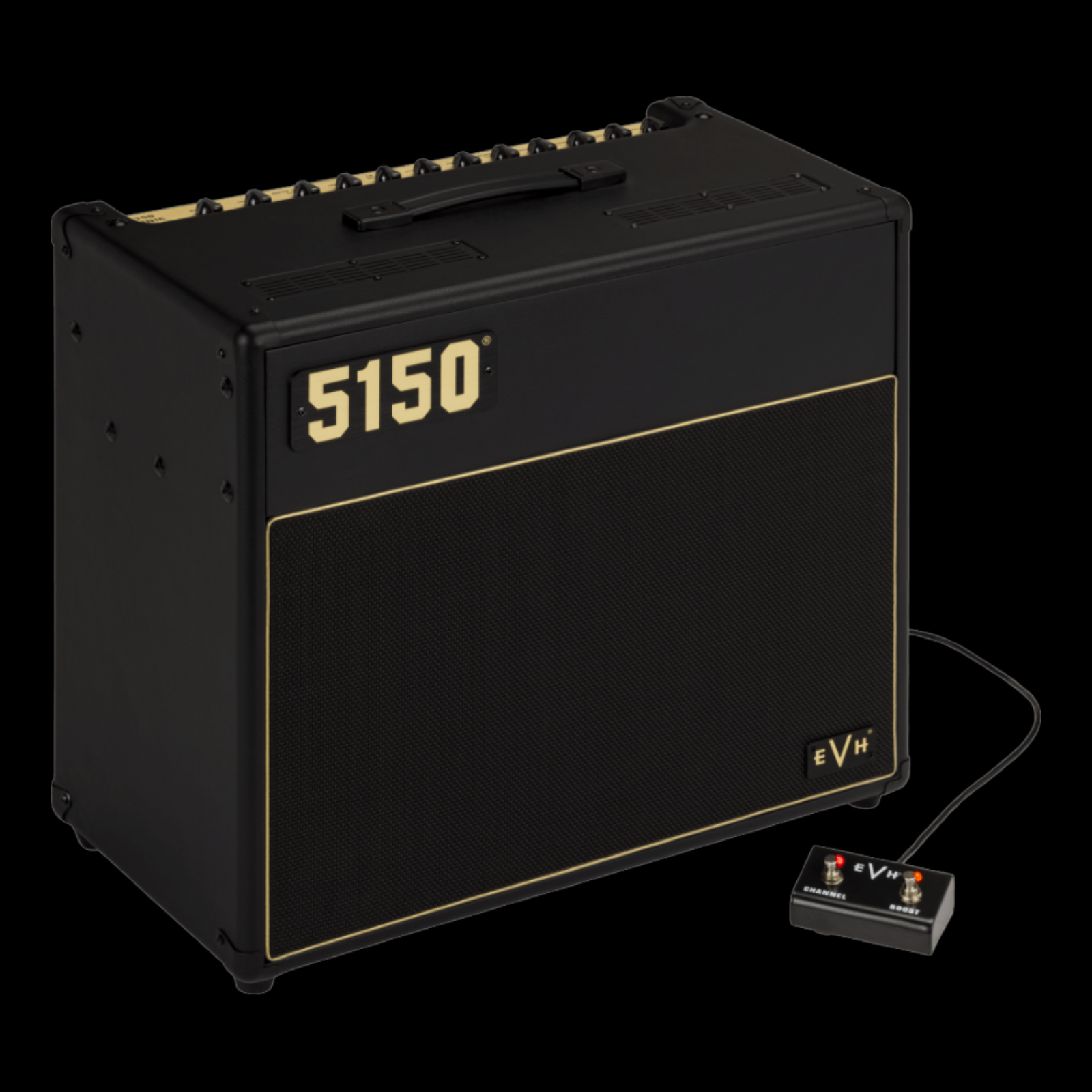 EVH 5150 Iconic Series EL34 40-watt 1x12 Combo Amp - Black/Gold