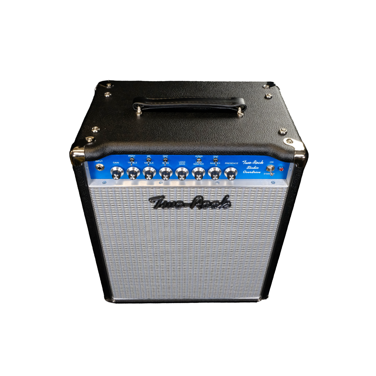 Two-Rock Studio Overdrive Combo - Black Bronco with Blue Smoke Cloth