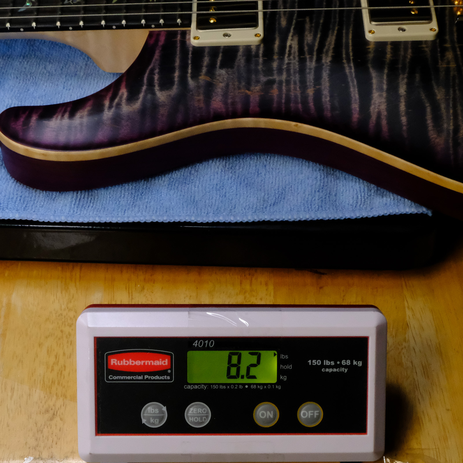 PRS Wood Library DGT Flame Maple - Charcoal Purple Burst