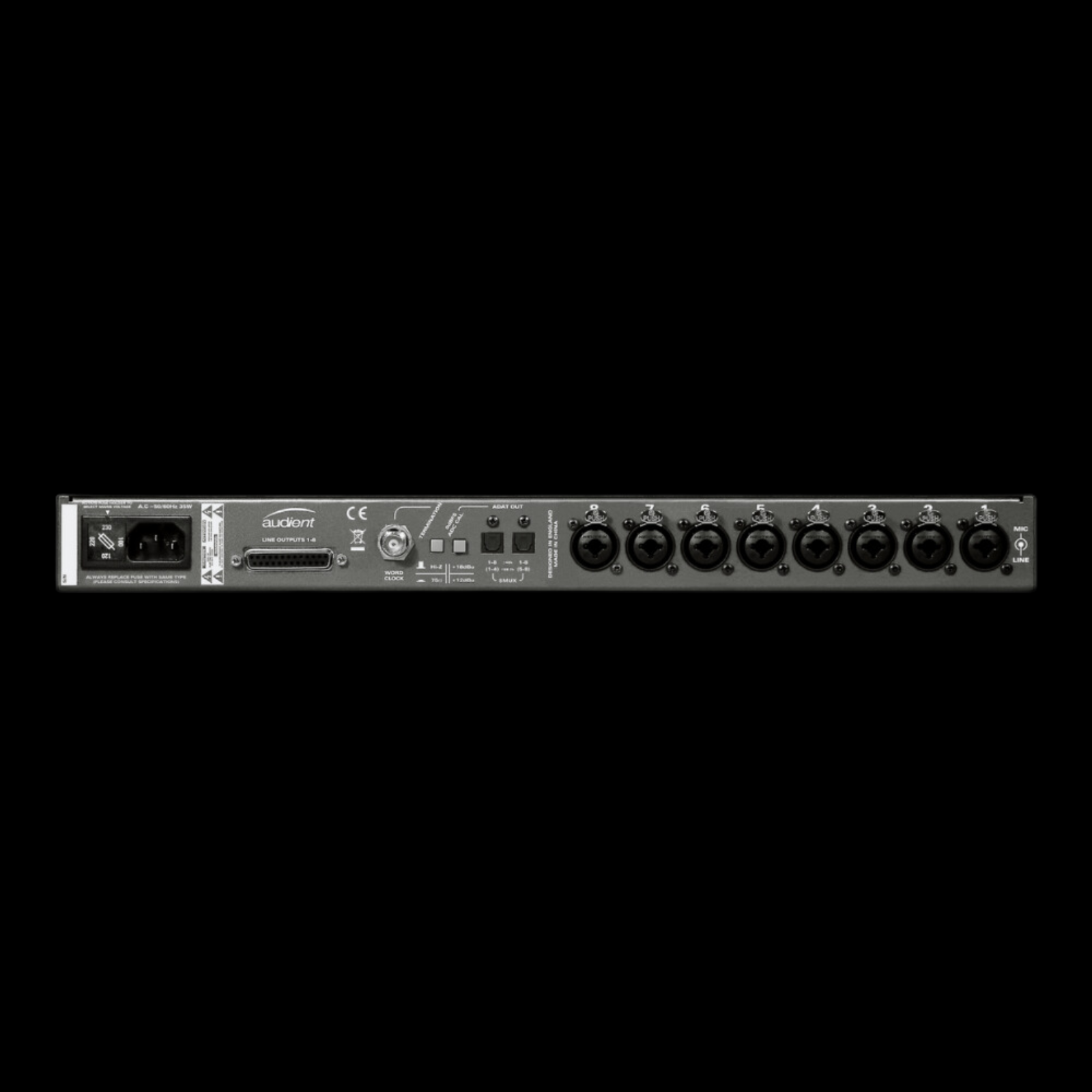 Audient ASP800 8-channel Microphone Preamp - Palen Music