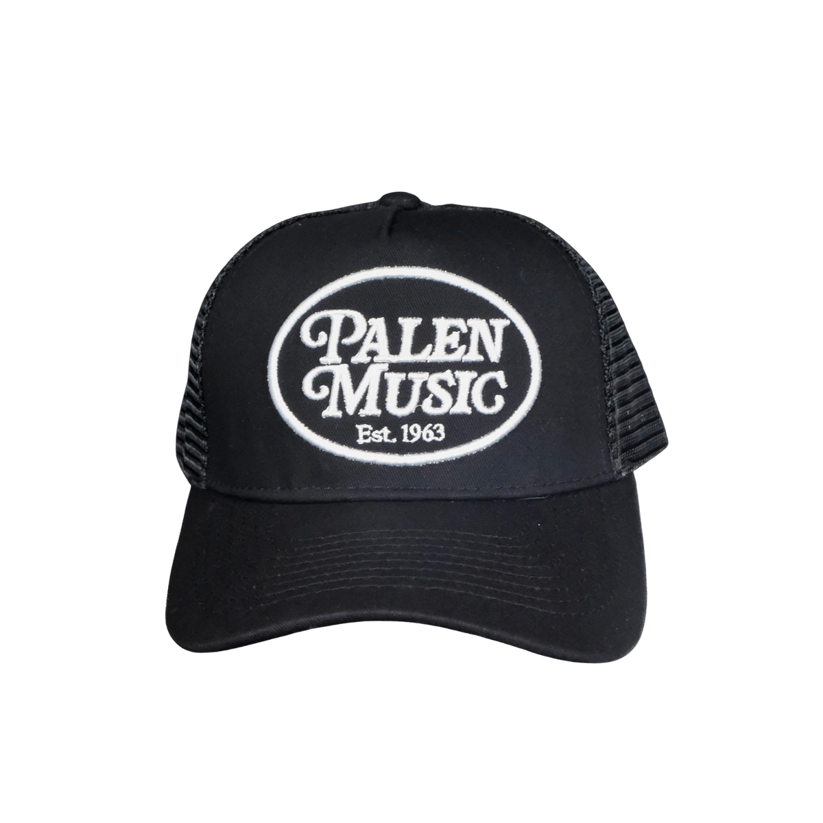 Palen Music Center 5 Panel Trucker Hat - Black