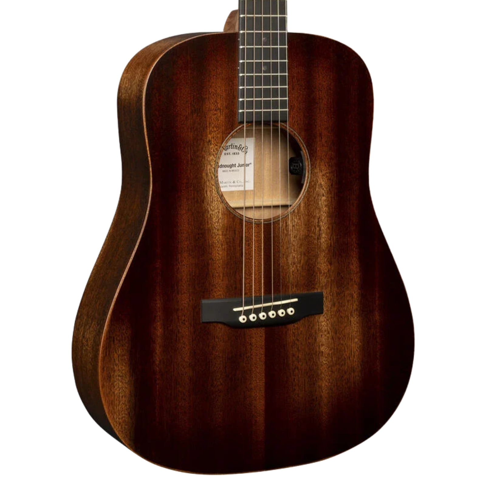 Martin D-Jr-E StreetMaster - Dark Mahogany Distressed