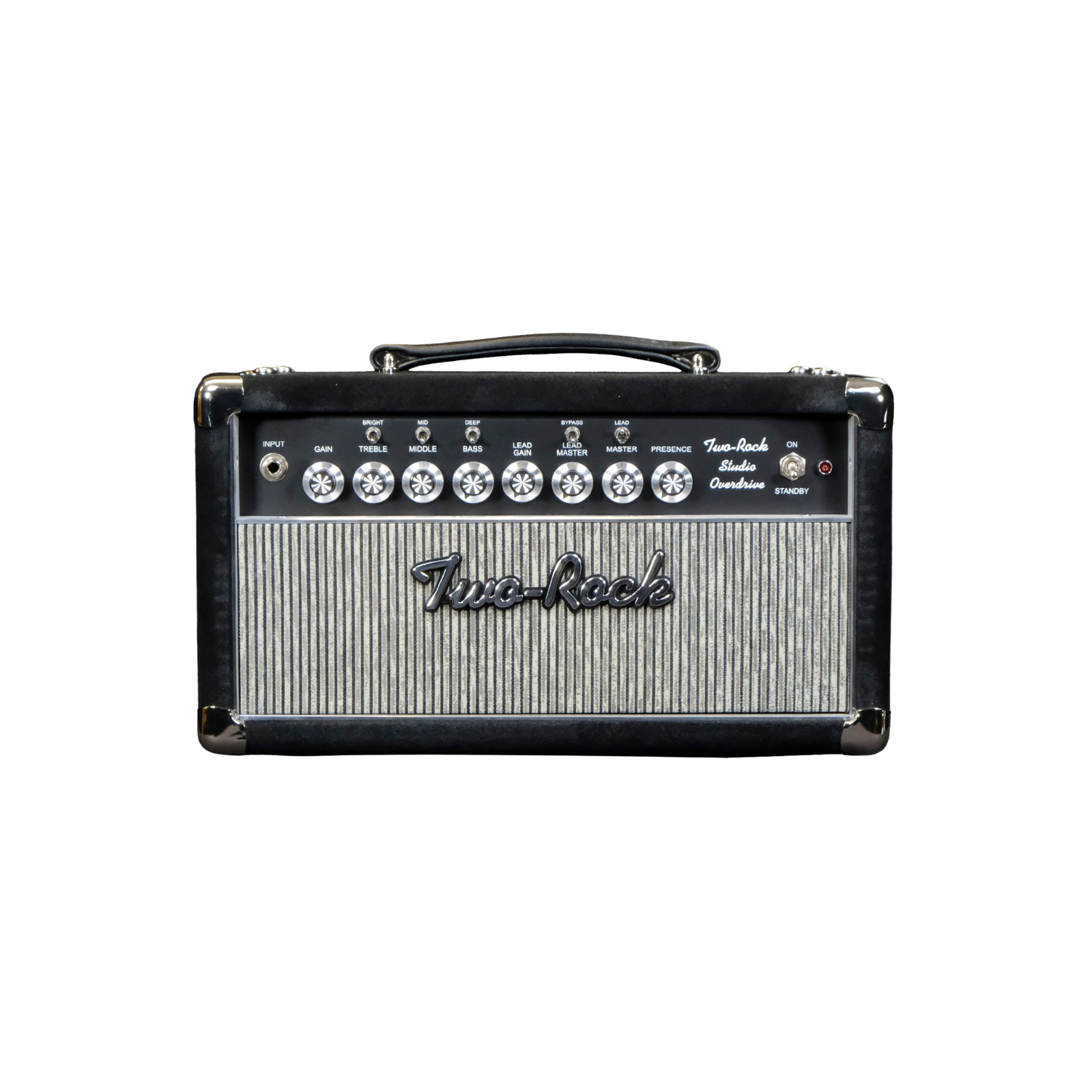 Two-Rock Studio Overdrive Head - Black Suede with Grey Pinstripe