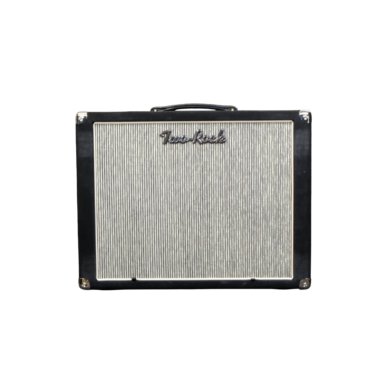 Two-Rock 1x12 – Small Open Back Cabinet - Black Suede with Grey Pinstripe