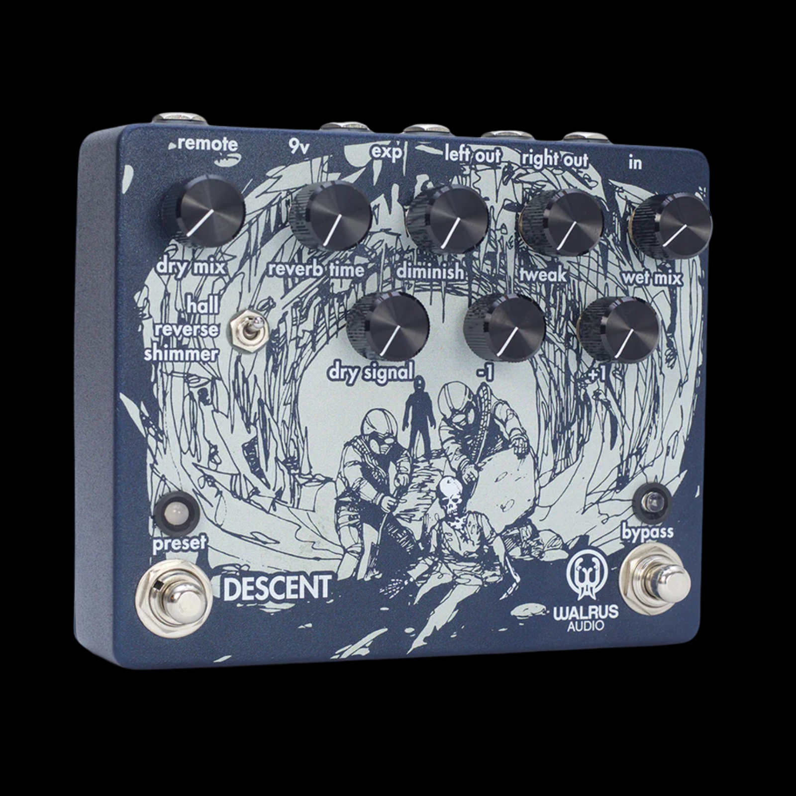 Walrus Audio Descent Reverb/Octave Machine Pedal